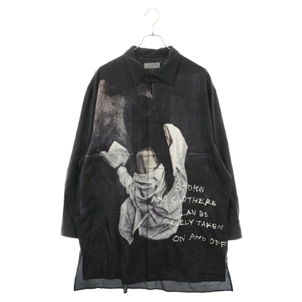 Yohji Yamamoto Yohji Yamamoto POUR HOMME 23SS Fly Front Stand Blouse Size US M / EU 48-50 / 2 - 1 Thumbnail