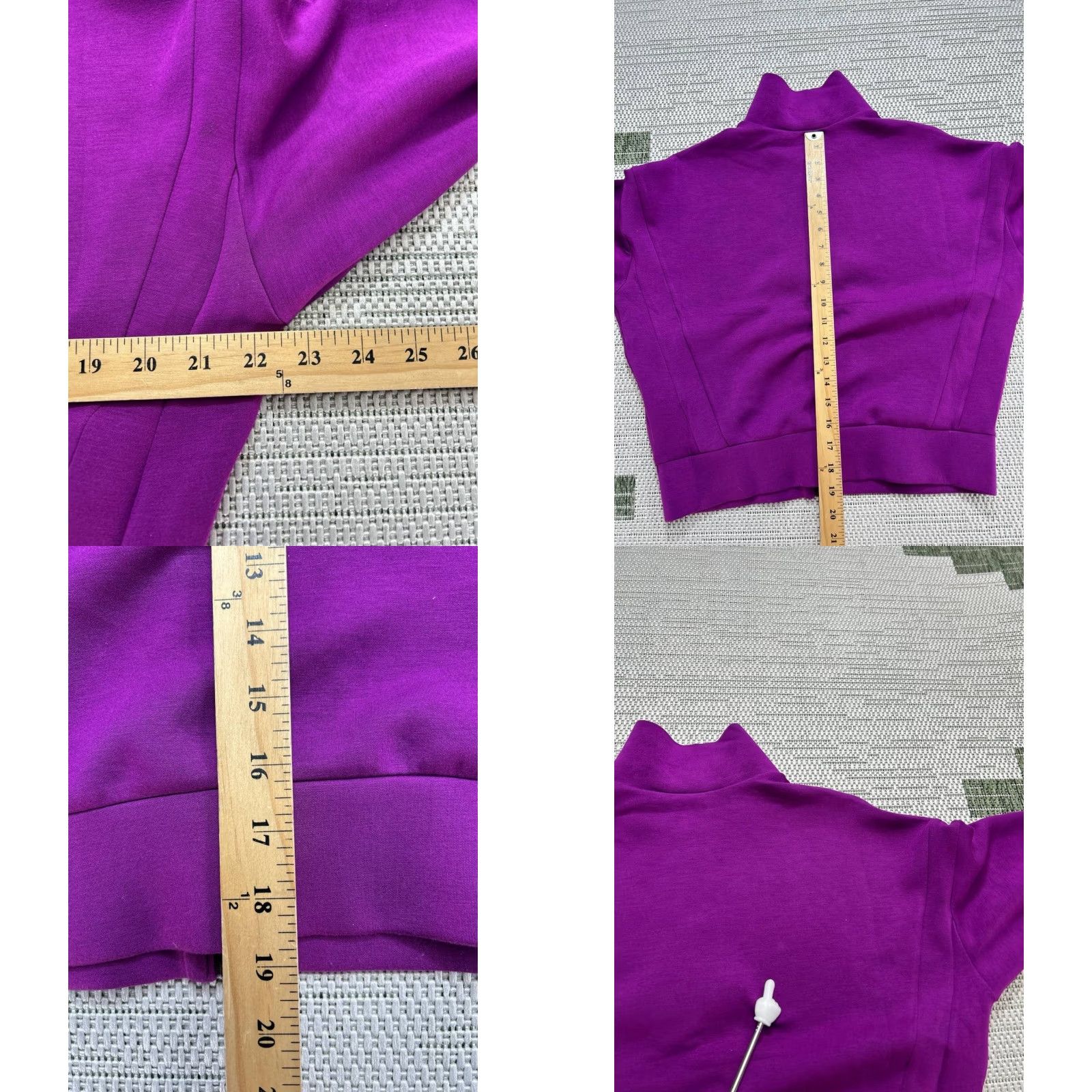Spanx Spanx Jacket Womens Small Purple Running Full Zip Size S / US 4 / IT 40 - 8 Thumbnail