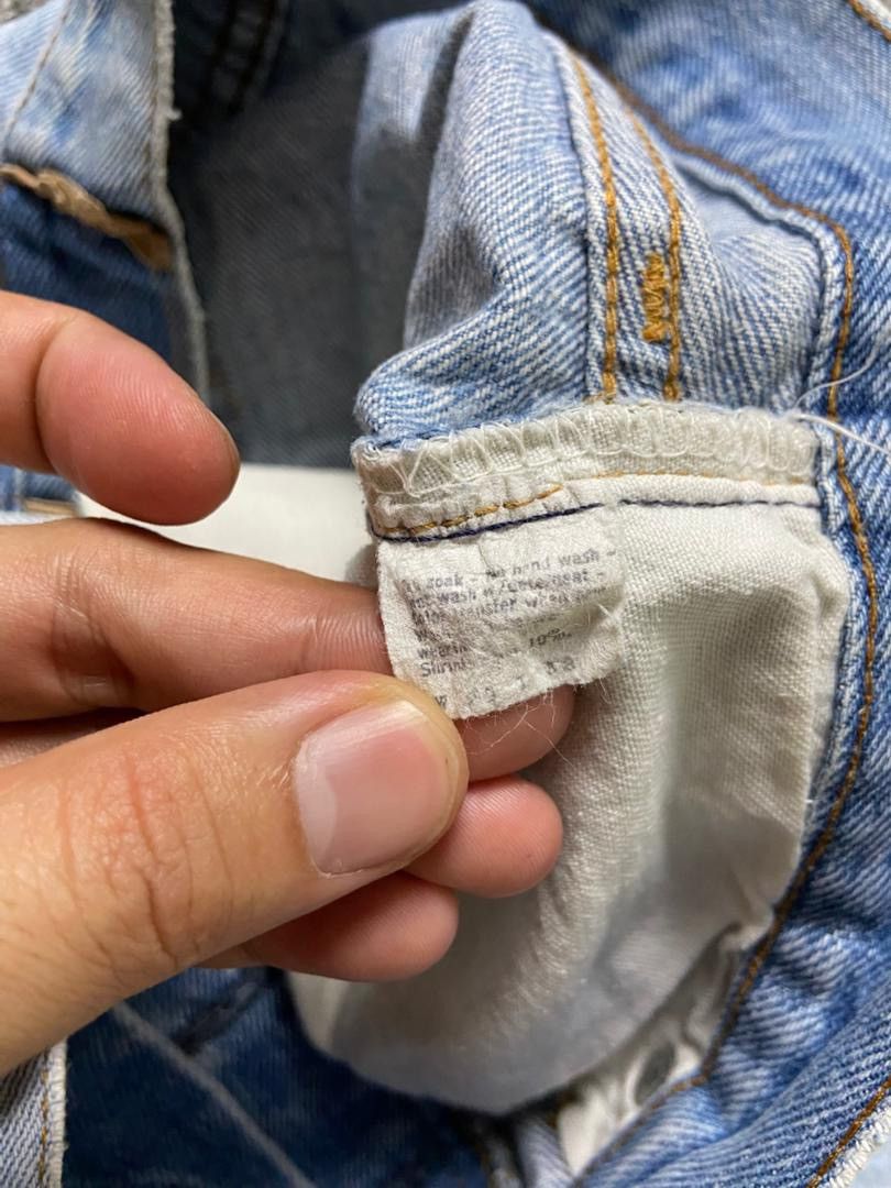 Levi's Levis Regular Fit Denim Jeans (186) Size US 28 / EU 44 - 6 Thumbnail