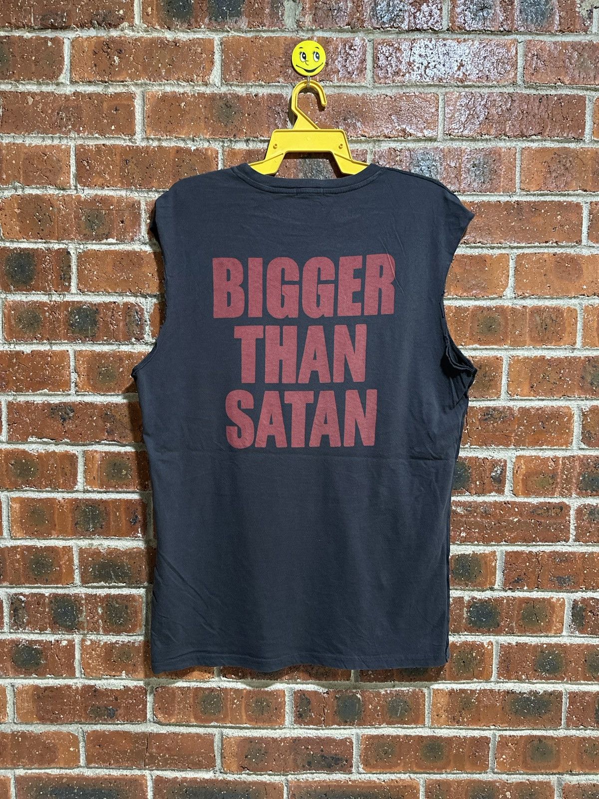 Divided × H&M × Vintage Vintage Divided H&M X Marilyn Manson Sleeve Cut Distress Tee Size US L / EU 52-54 / 3 - 6 Thumbnail