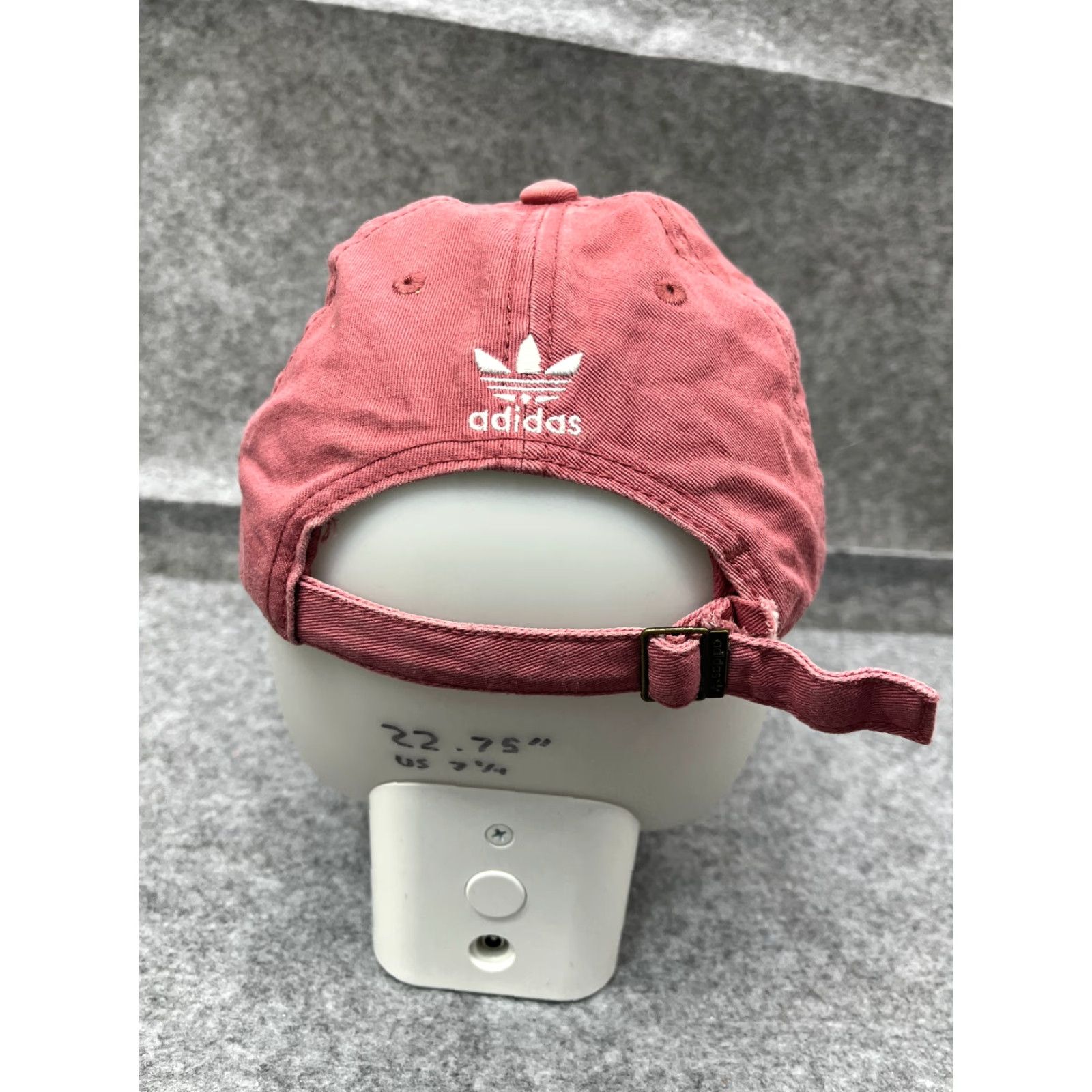 Adidas Adidas Hat Cap Strap Back Womens One Size Pink Embroidered 3 Stripes Cotton Size ONE SIZE - 6 Thumbnail