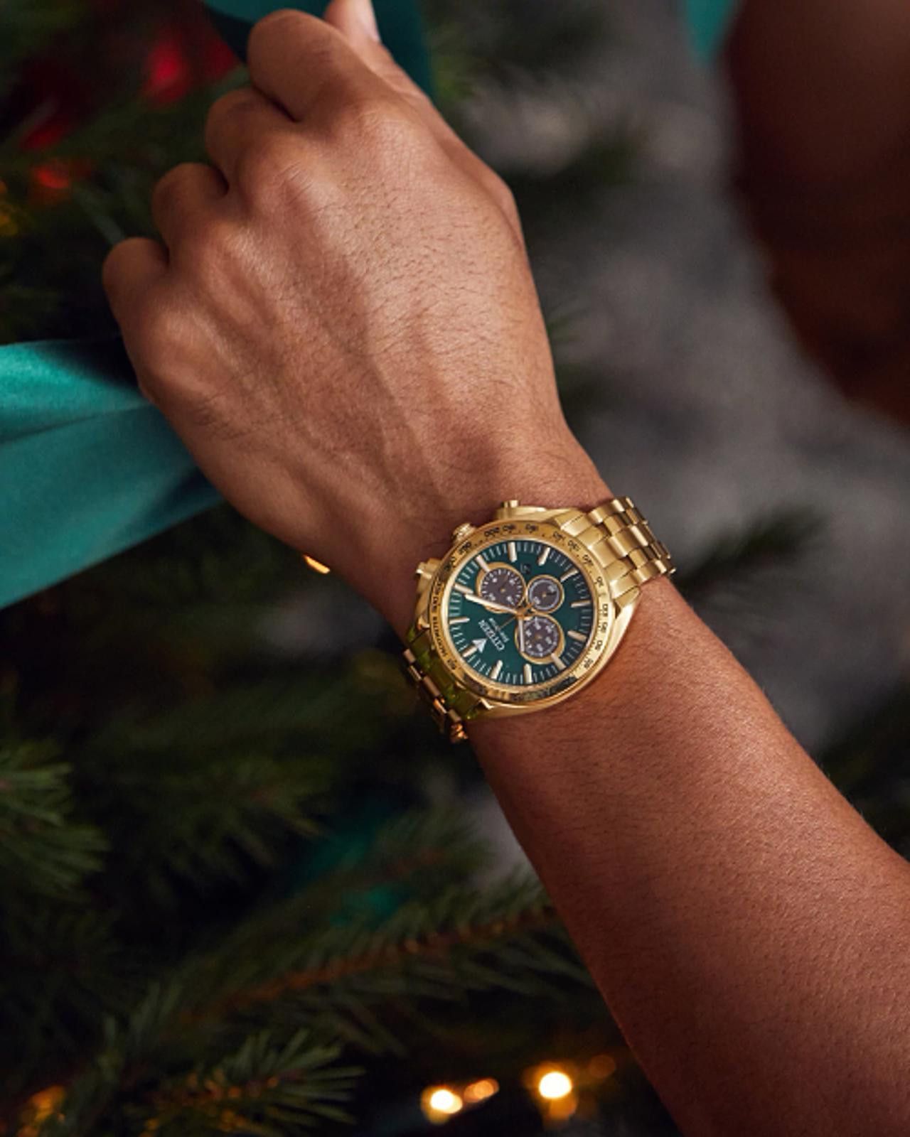 Citizen Citizen Eco-Drive Sport Luxury Chronograph Gold-Tone B620 Size ONE SIZE - 8 Thumbnail