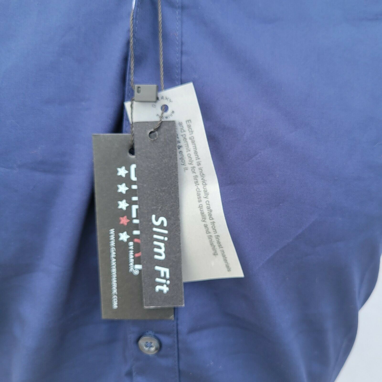 Other Men's Galaxy By Harvic Short Sleeve Slim Fit Shirt. Small Size US S / EU 44-46 / 1 - 6 Thumbnail