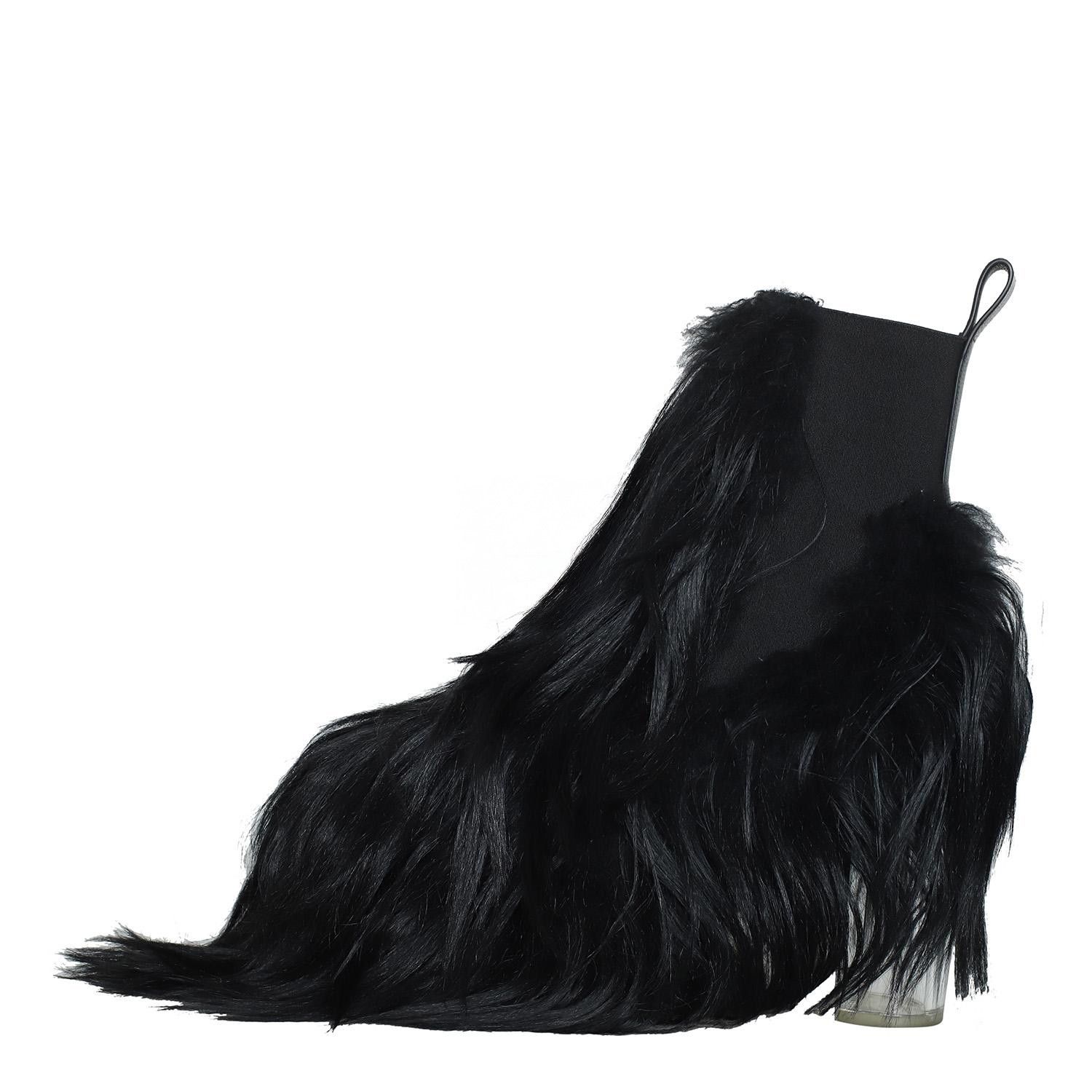 Rick Owens Minimal Grill Beatle 65 in black fur Size US 9 / EU 42 - 9 Thumbnail