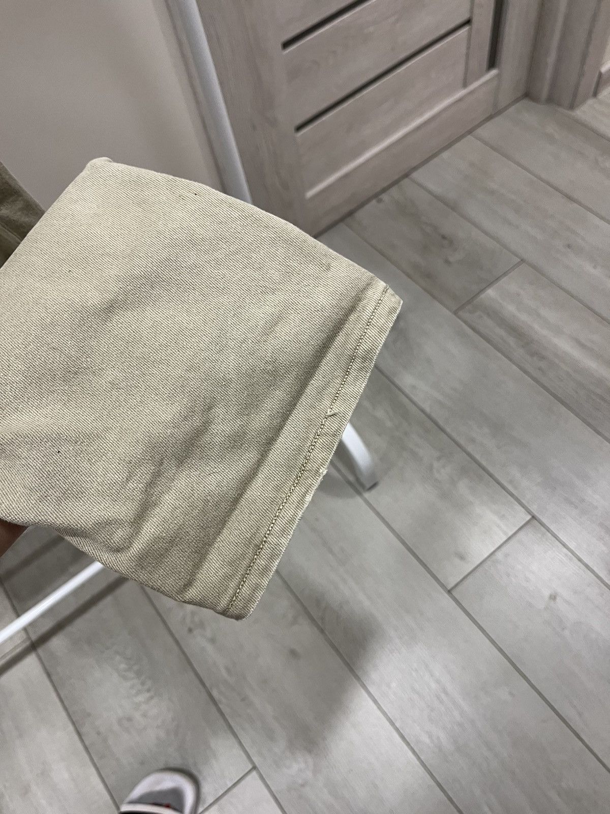 Allsaints Vintage 90s Allsaints Mens Resin Split Pants Beige Chino Size US 36 / EU 52 - 5 Thumbnail