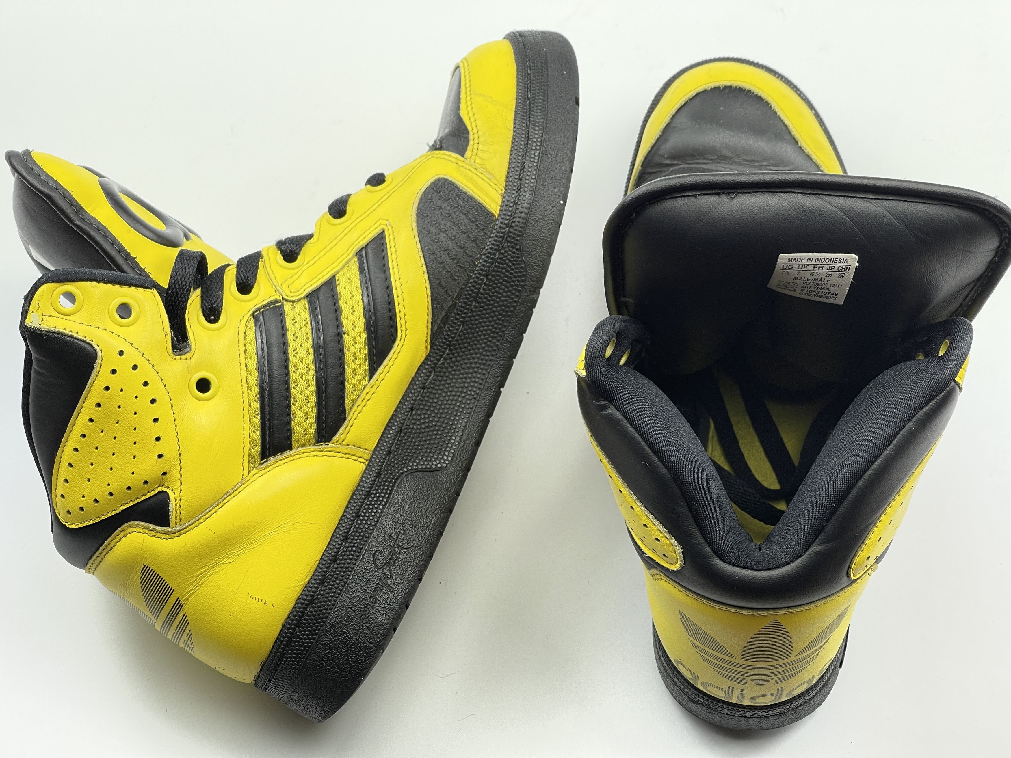 Adidas × Jeremy Scott Adidas sneakers Jeremy Scott Instinct Top shoes ObyO V24530 Size US 7.5 / EU 40-41 - 12 Thumbnail