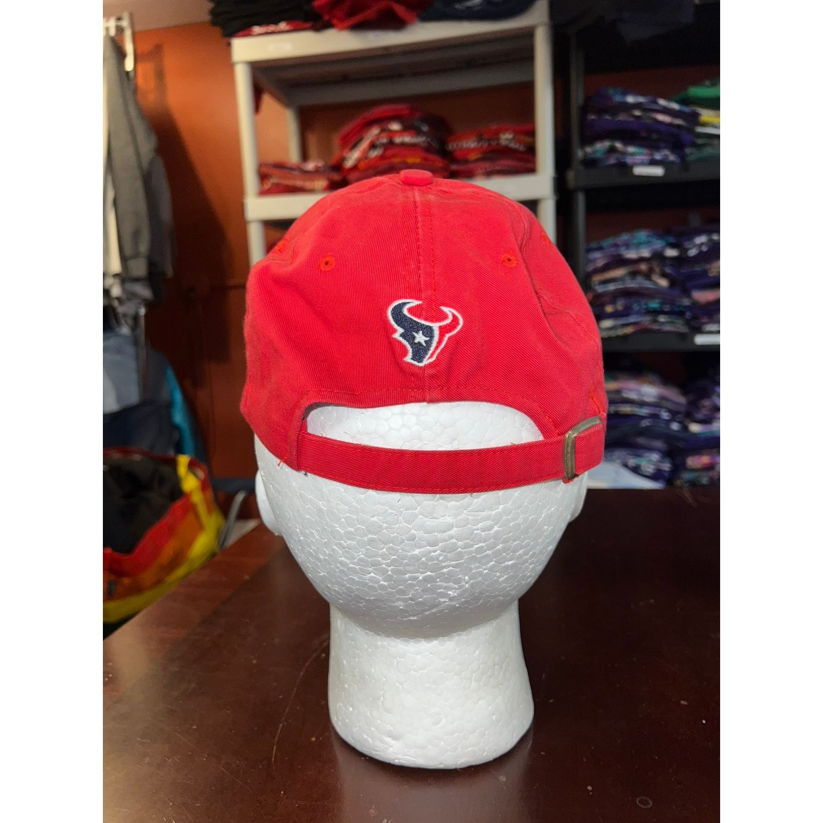 Reebok Houston Texans Hat Reebok NFL Football Red Cap Headwear OS Size ONE SIZE - 4 Thumbnail