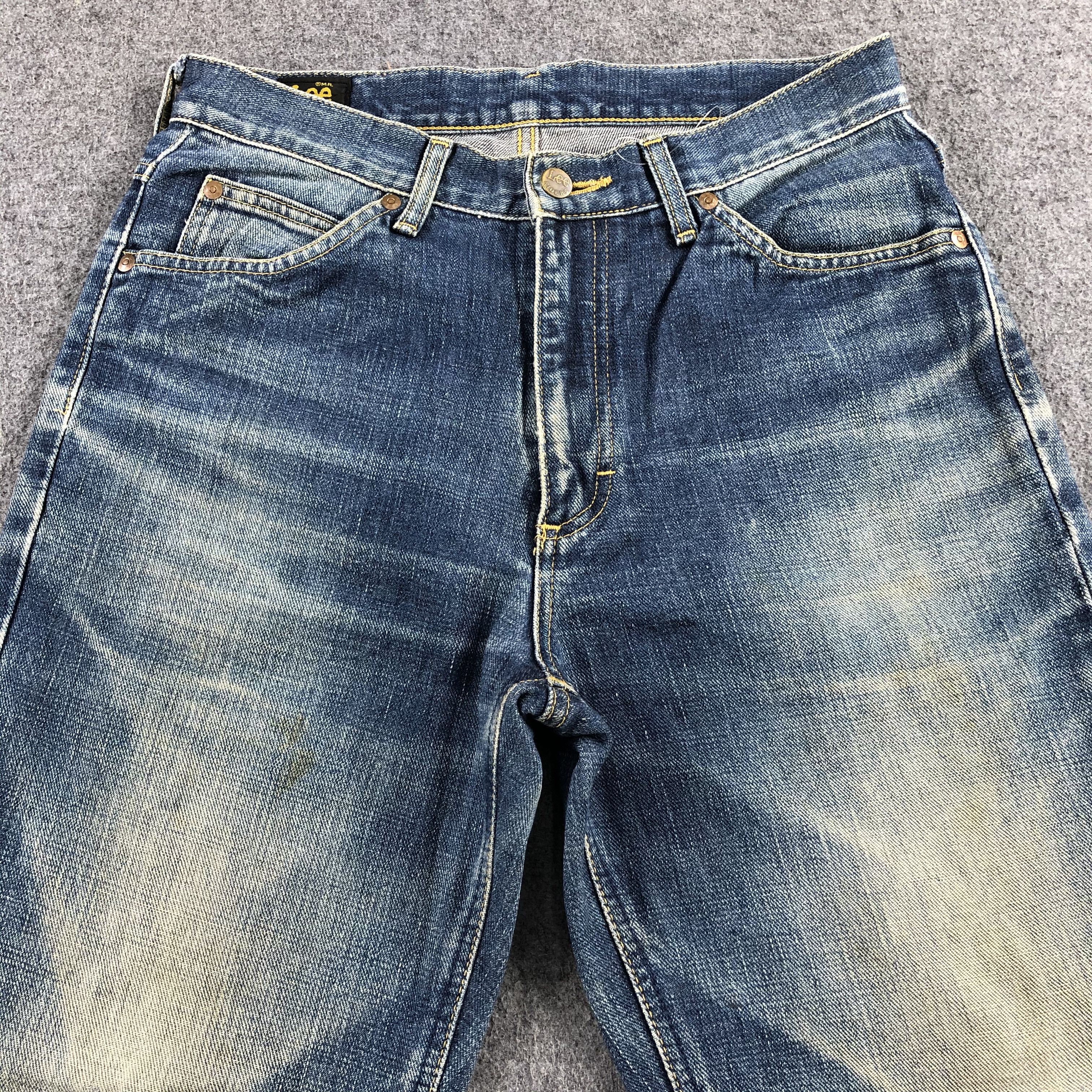 Lee Vintage Blue Wash Lee Jeans-J1846 Size US 30 / EU 46 - 3 Thumbnail