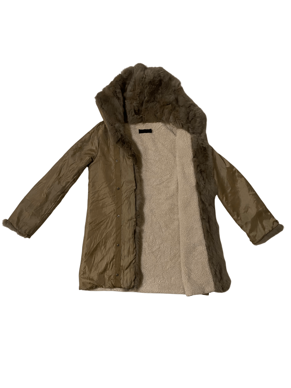 And A And A Rabbit Fur Open Hoodie Jacket Size US M / EU 48-50 / 2 - 4 Thumbnail