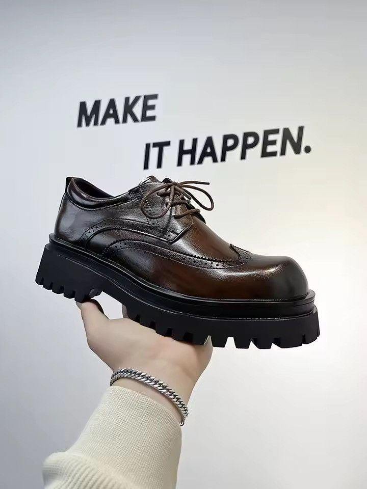 Leather Chunky Platform Oxford Brogues Size US 11 / EU 44 - 1 Thumbnail