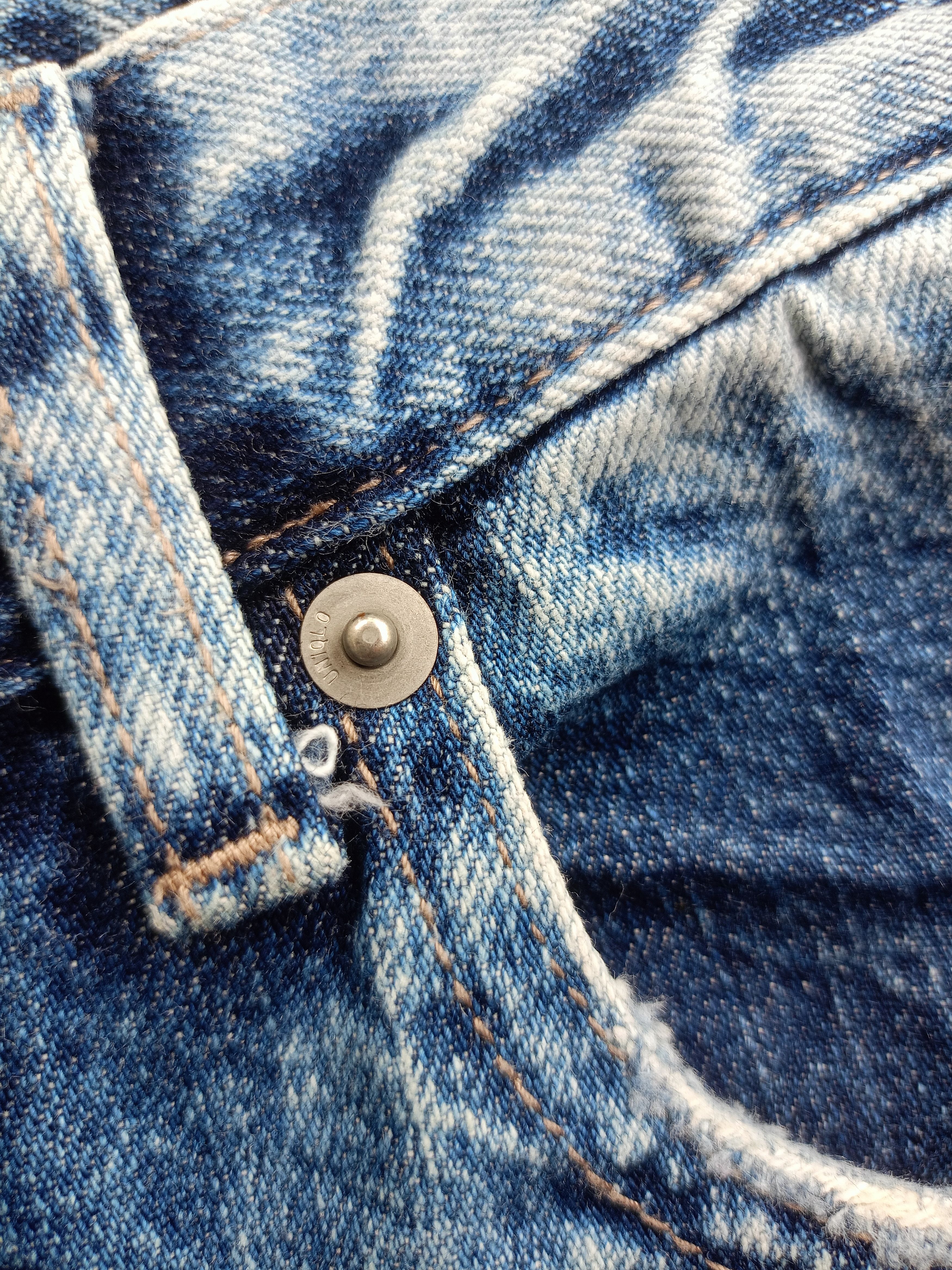 Uniqlo × Vintage UNIQLO Cropped Relaxed Tapered Distressed Denim Size 26" / US 2 / IT 38 - 12 Thumbnail