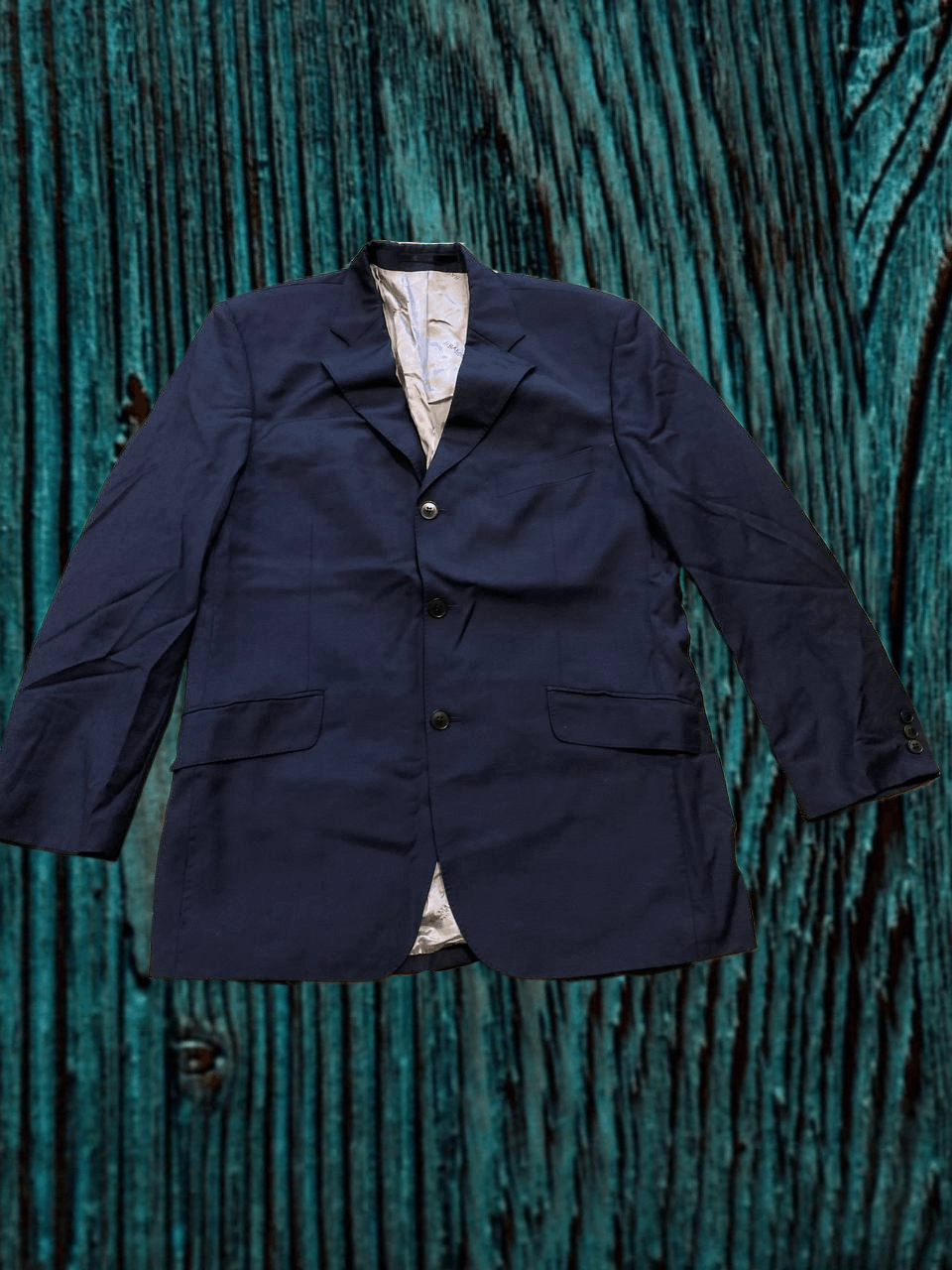 Balmain Blue Blazers Y2K BALMAIN PARIS Streetwear Size 40S - 1 Thumbnail