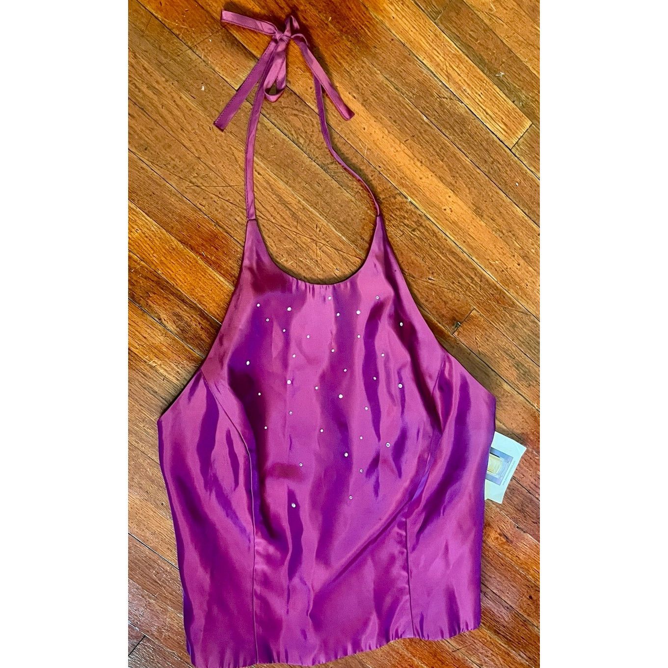 Jessica McClintock Deadstock Vtg Jessica McClintock Gunne Sax Fuschia Halter XS Size XS / US 0-2 / IT 36-38 - 1 Thumbnail