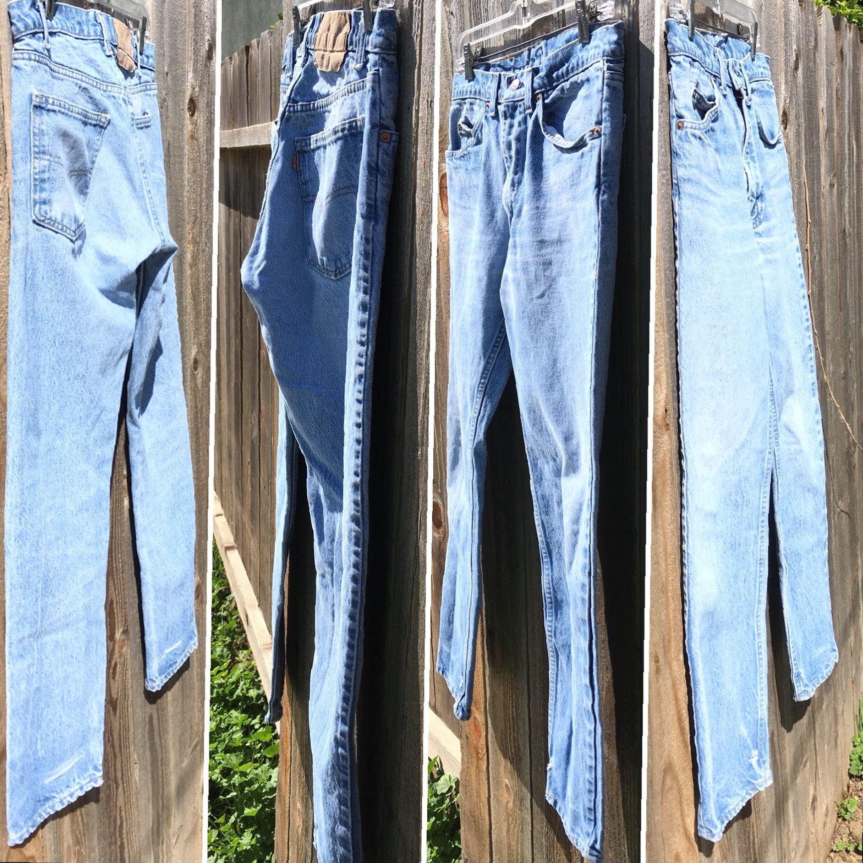 Vintage VINTAGE Levi’s Orange Tab Jeans Distressed From Wear 31 x 31 Denim Blue 1970s Womens Men’s? Size US 31 - 4 Thumbnail
