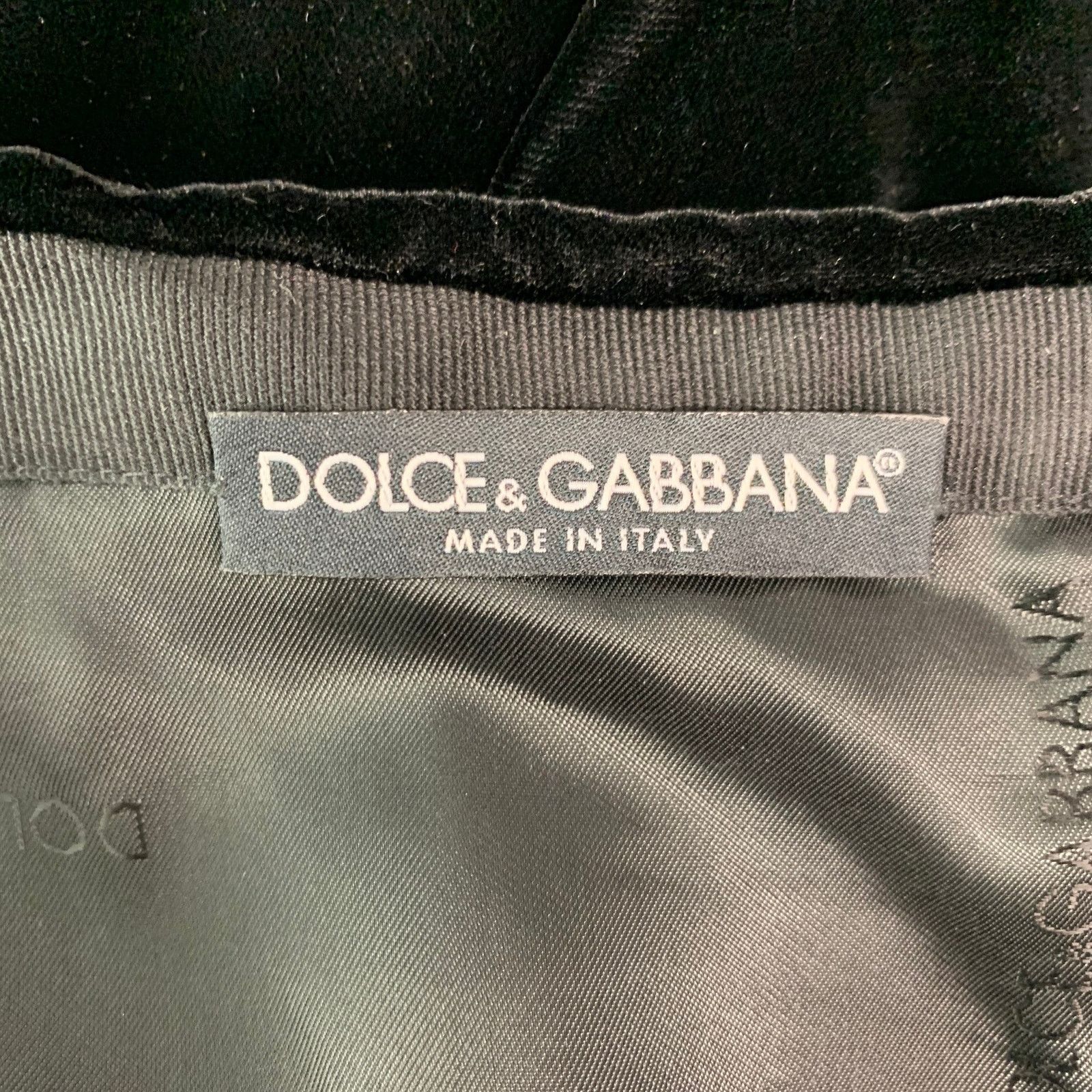 Dolce & Gabbana Size 4 Black Viscose & Silk Solid Pleated Skirt Size 27" / US 4 / IT 40 - 4 Thumbnail