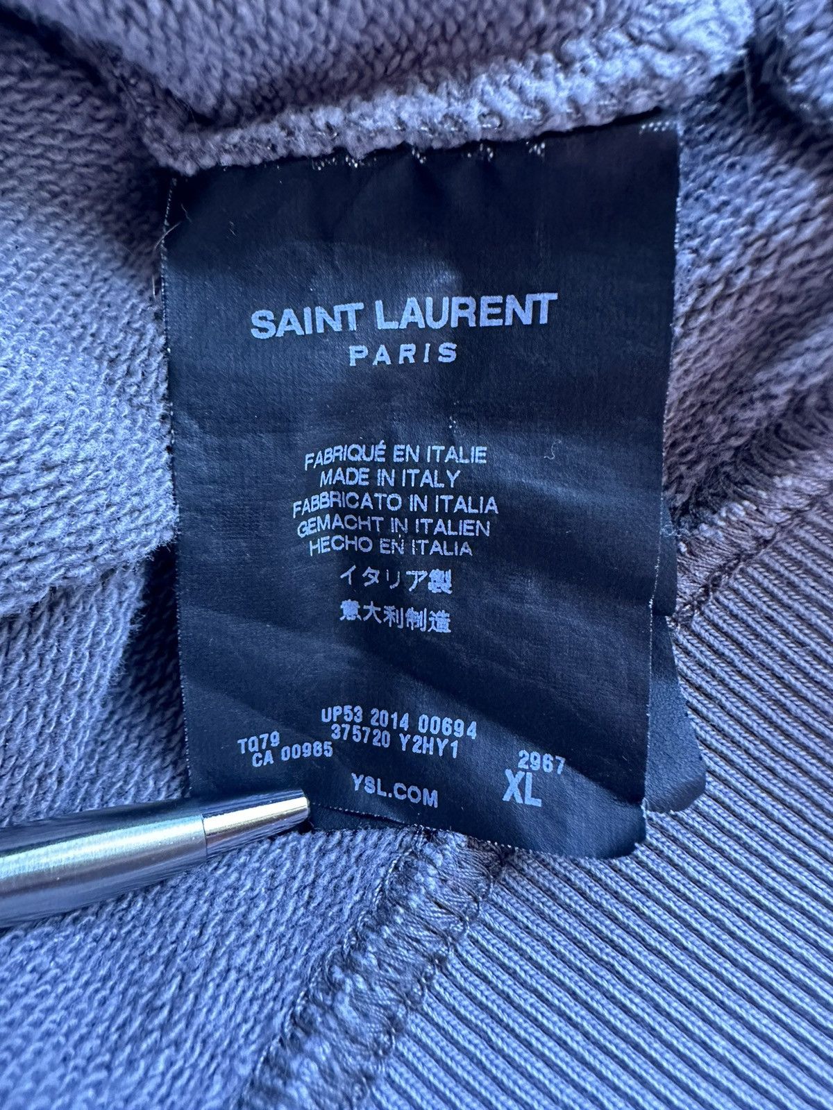 Saint Laurent Paris SS15 Saint Laurent psych rock camp camouflage crew Hedi XL Size US XL / EU 56 / 4 - 18 Thumbnail