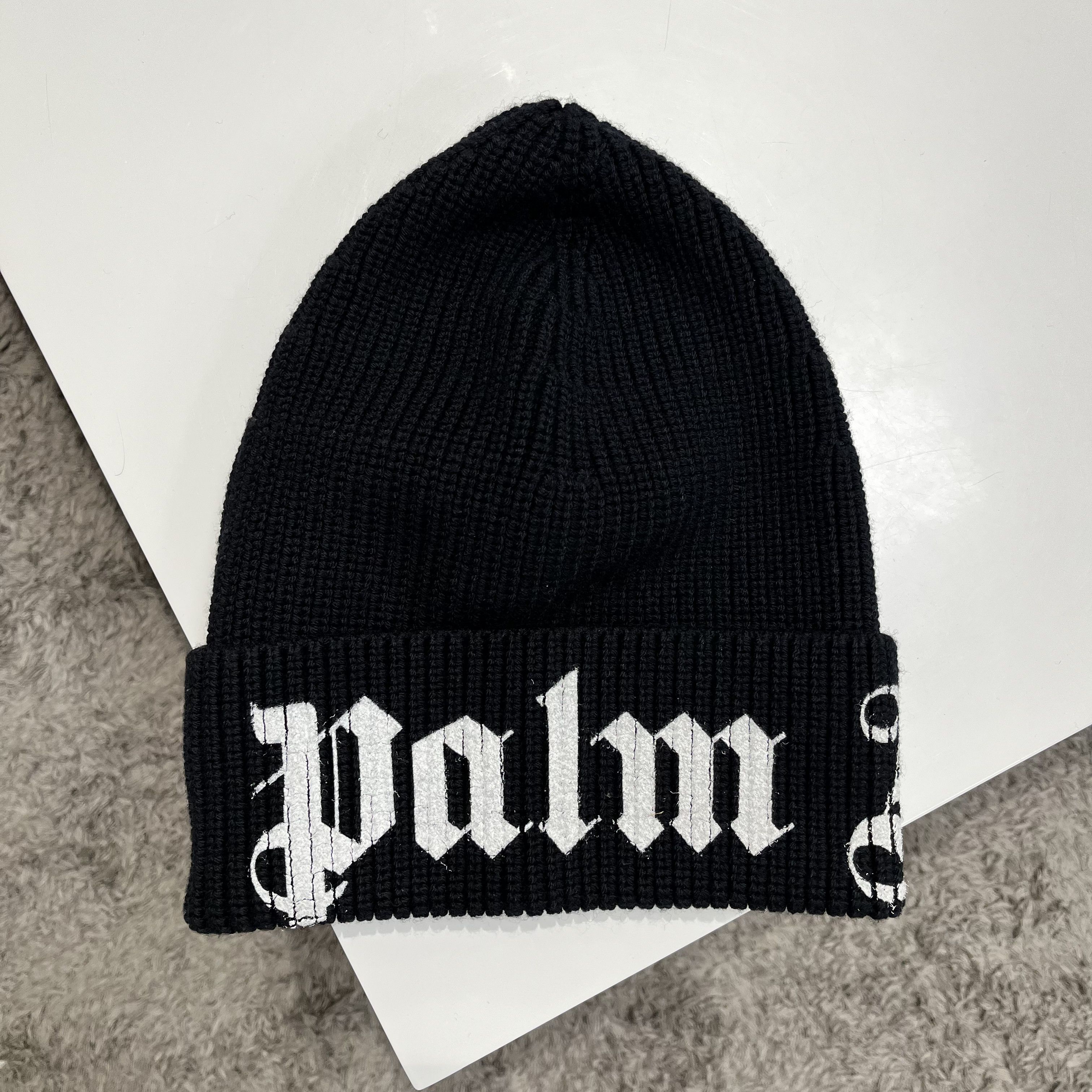 Moncler × Palm Angels Rare Moncler x Palm Angels Black Cap | Grailed