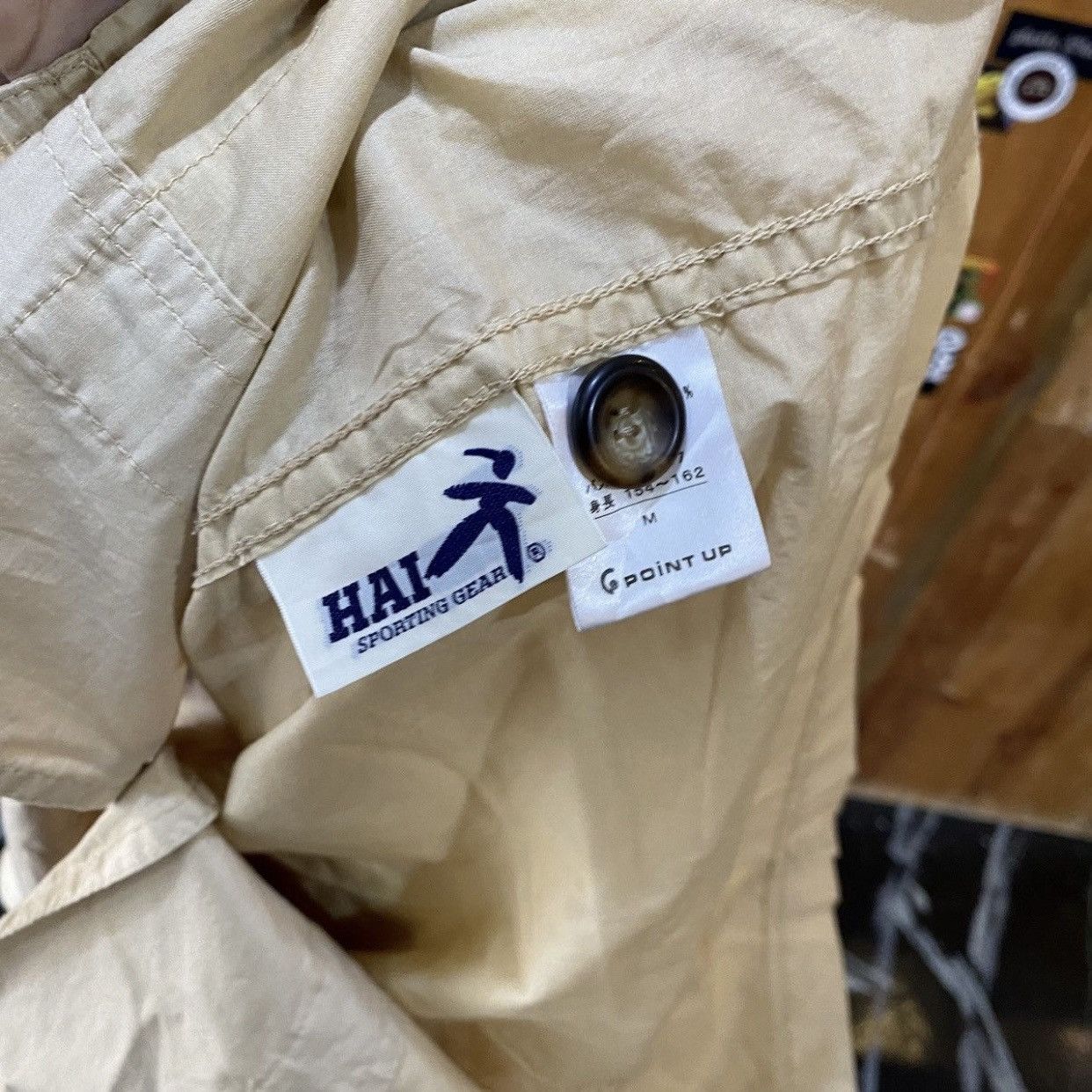 Hai Sporting Gear Vintage Hai Sporting Gear Issey Miyake Beige Worker Jacket Size US M / EU 48-50 / 2 - 12 Thumbnail