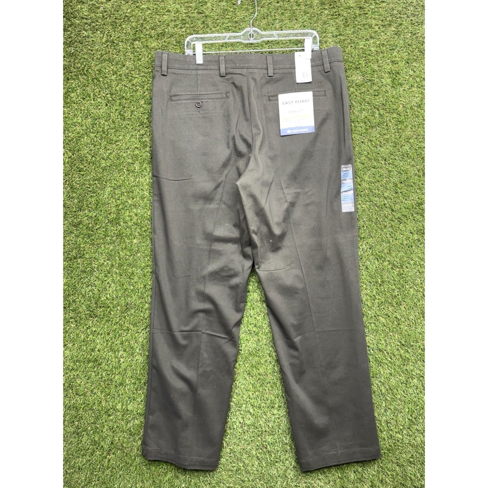 Dockers DOCKERS Pants Mens 38x32 Pleated Classic Green NWT Size US 38 / EU 54 - 2 Thumbnail