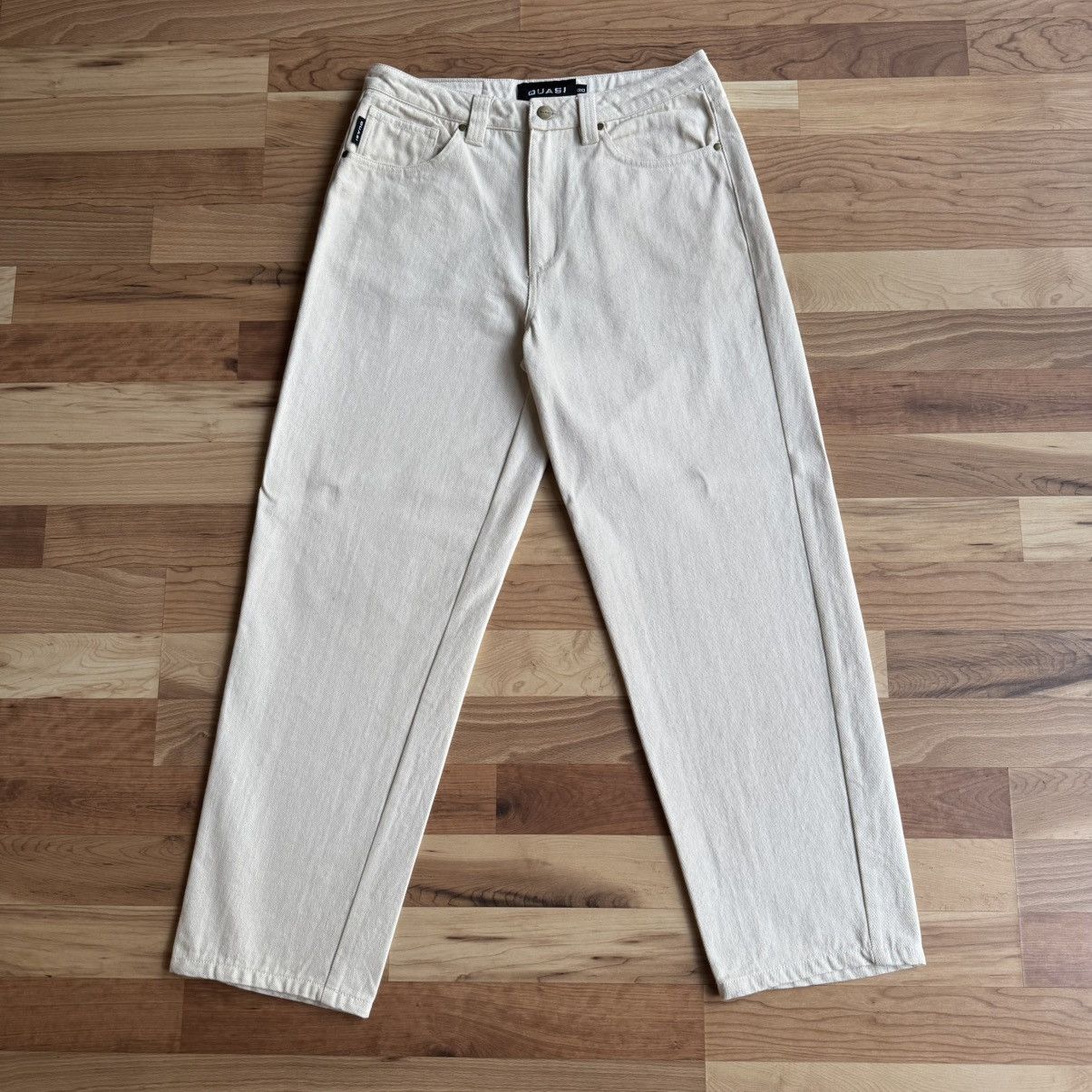 Quasi Skateboards Quasi Skateboards 101 Jean Cream 30 Size US 30 / EU 46 - 2 Thumbnail