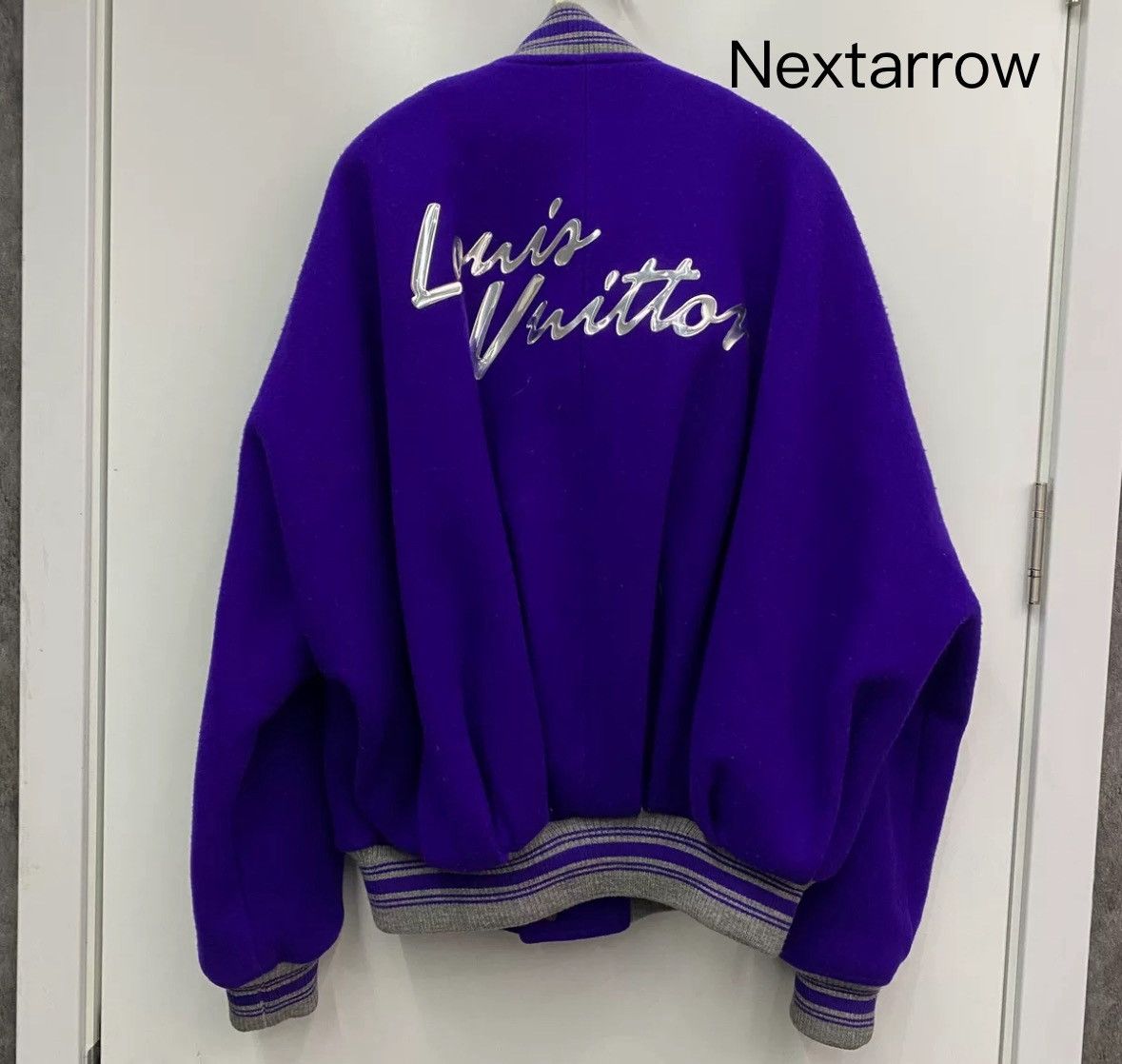 Louis Vuitton Louis Vuitton Asian limited edition purple baseball jacket Size US M / EU 48-50 / 2 - 2 Thumbnail