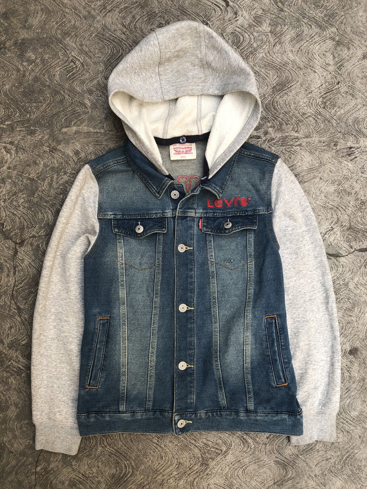 Levi's Levi’s Jeans Jacket Hoodie Patchwork Number Nine LGB Style Size US M / EU 48-50 / 2 - 2 Thumbnail
