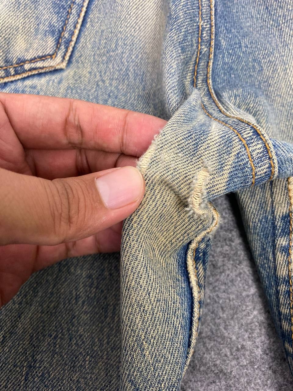 Levi's vintage levis orange tab custom leather g.guaglianone italy Size US 32 / EU 48 - 5 Thumbnail