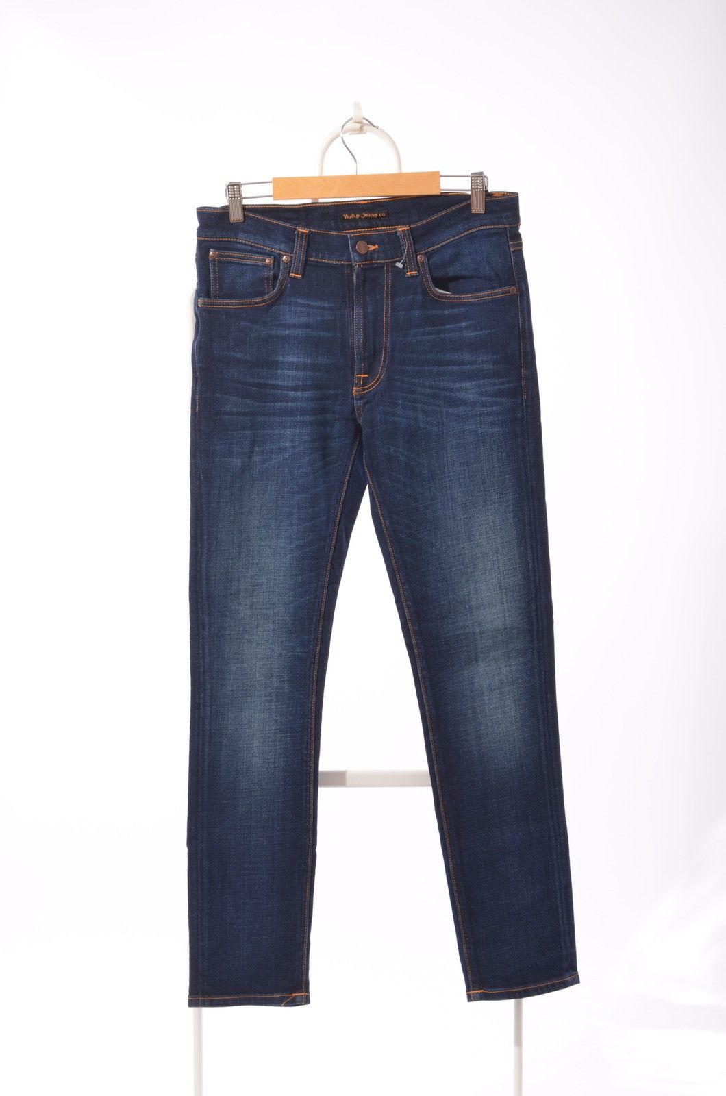 Nudie Jeans Nudie Jeans Lean Dean Dark Deep Worn W30 Size US 30 / EU 46 - 3 Thumbnail