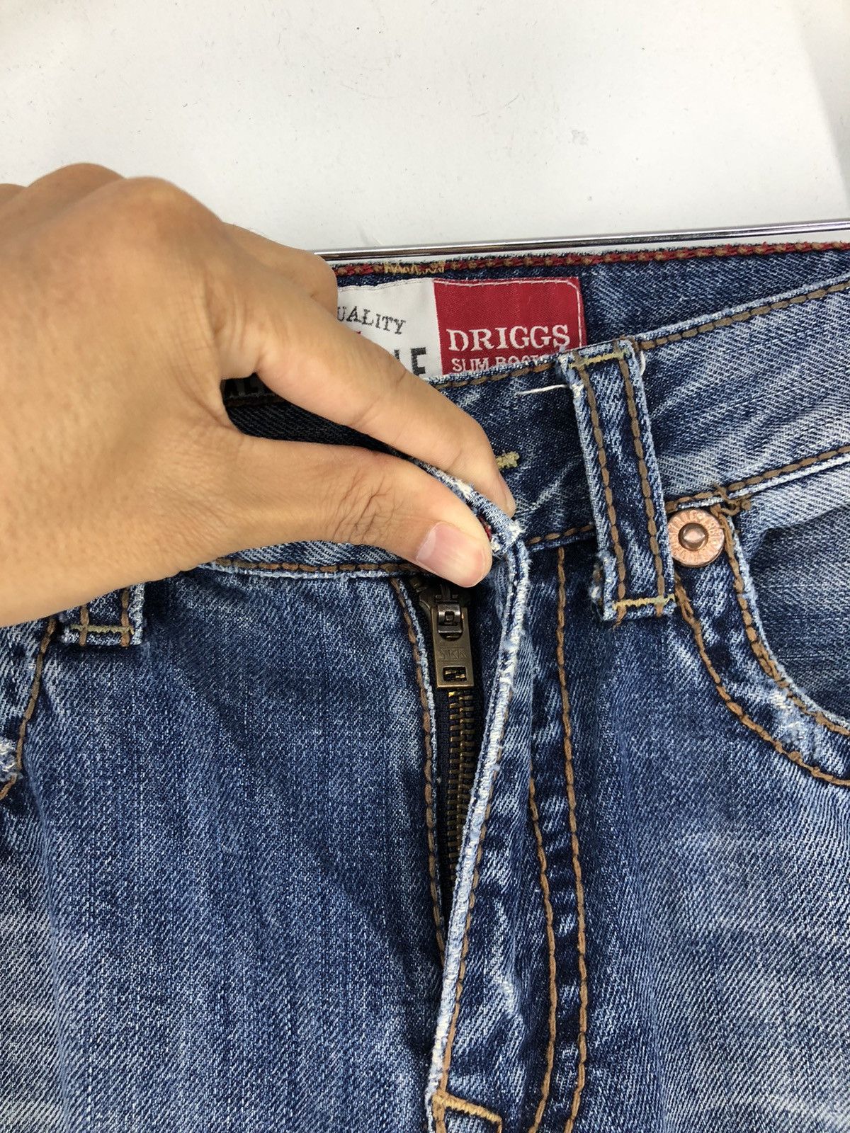 Aeropostale Vintage Aeropostale Driggs Slim Bootcut Distressed Jeans Size US 29 - 9 Thumbnail