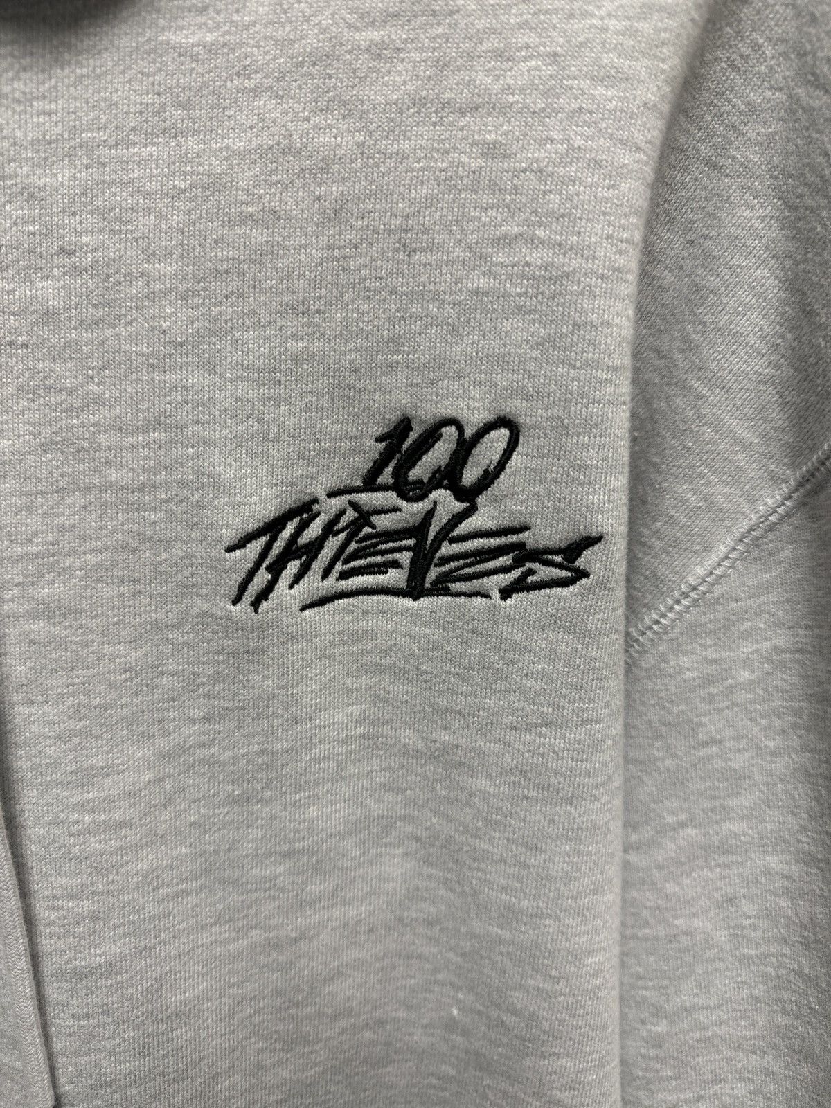 100 Thieves Grey Hoodie