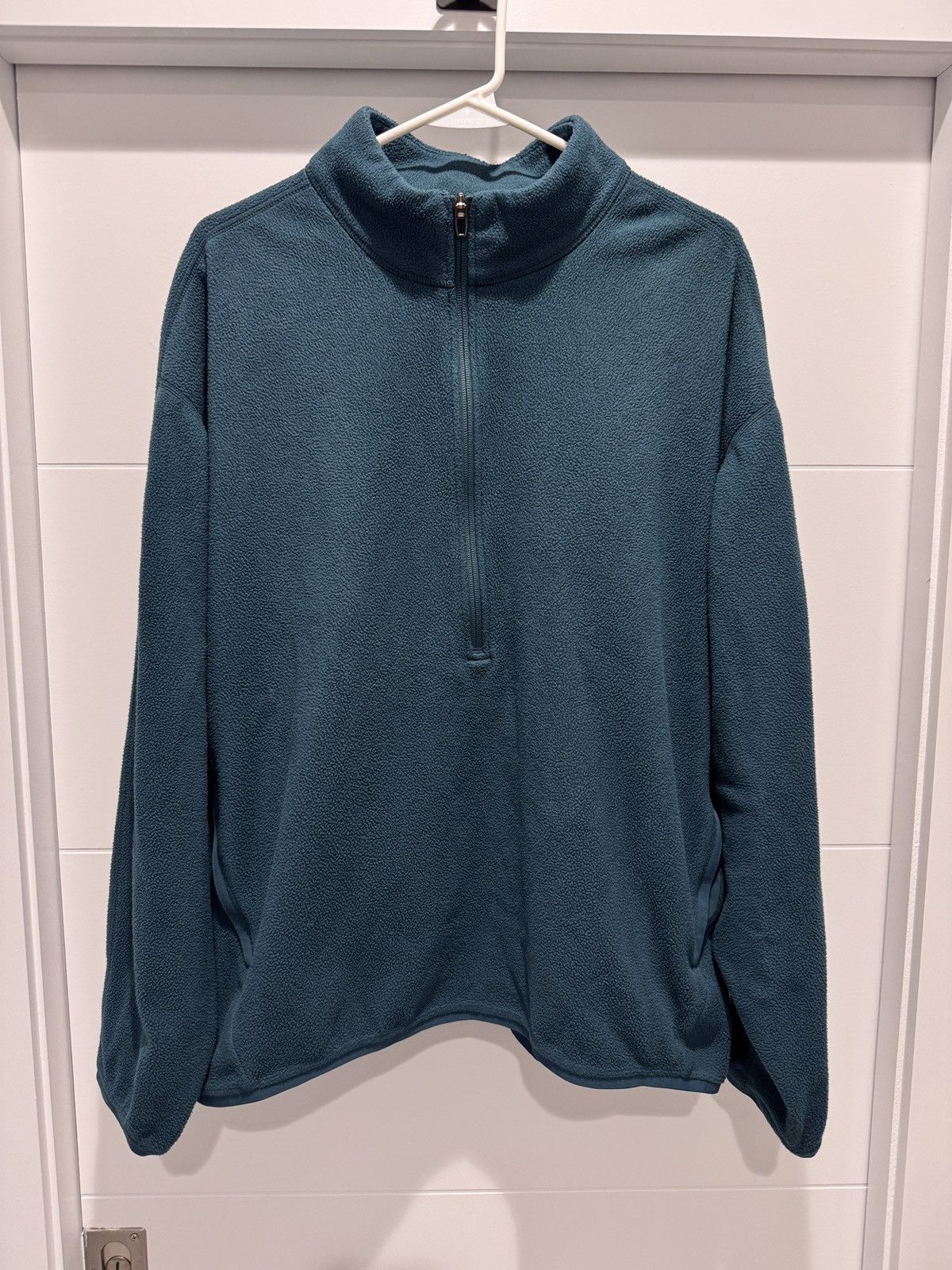 Lululemon Lululemon Oversized Fleece 1/2 Half Zip Green Jasper Size L Size US L / EU 52-54 / 3 - 1 Thumbnail