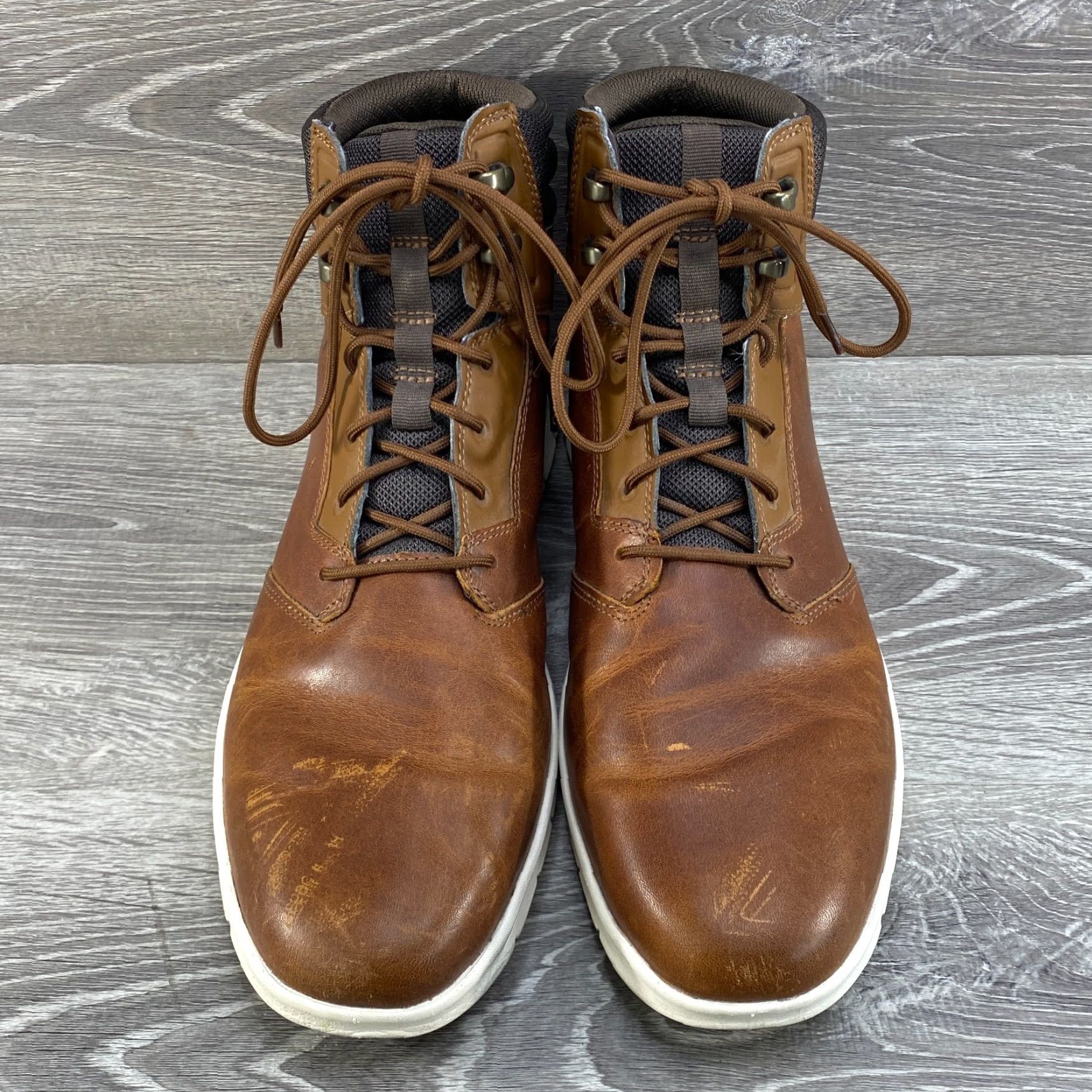 Timberland Timberland Graydon Mens Boot Chukka Leather Brown HoverLite Lace Up 11 Brown Mens Timberland Boot Company 90s Decade? Size US 11 / EU 44 - 3 Thumbnail