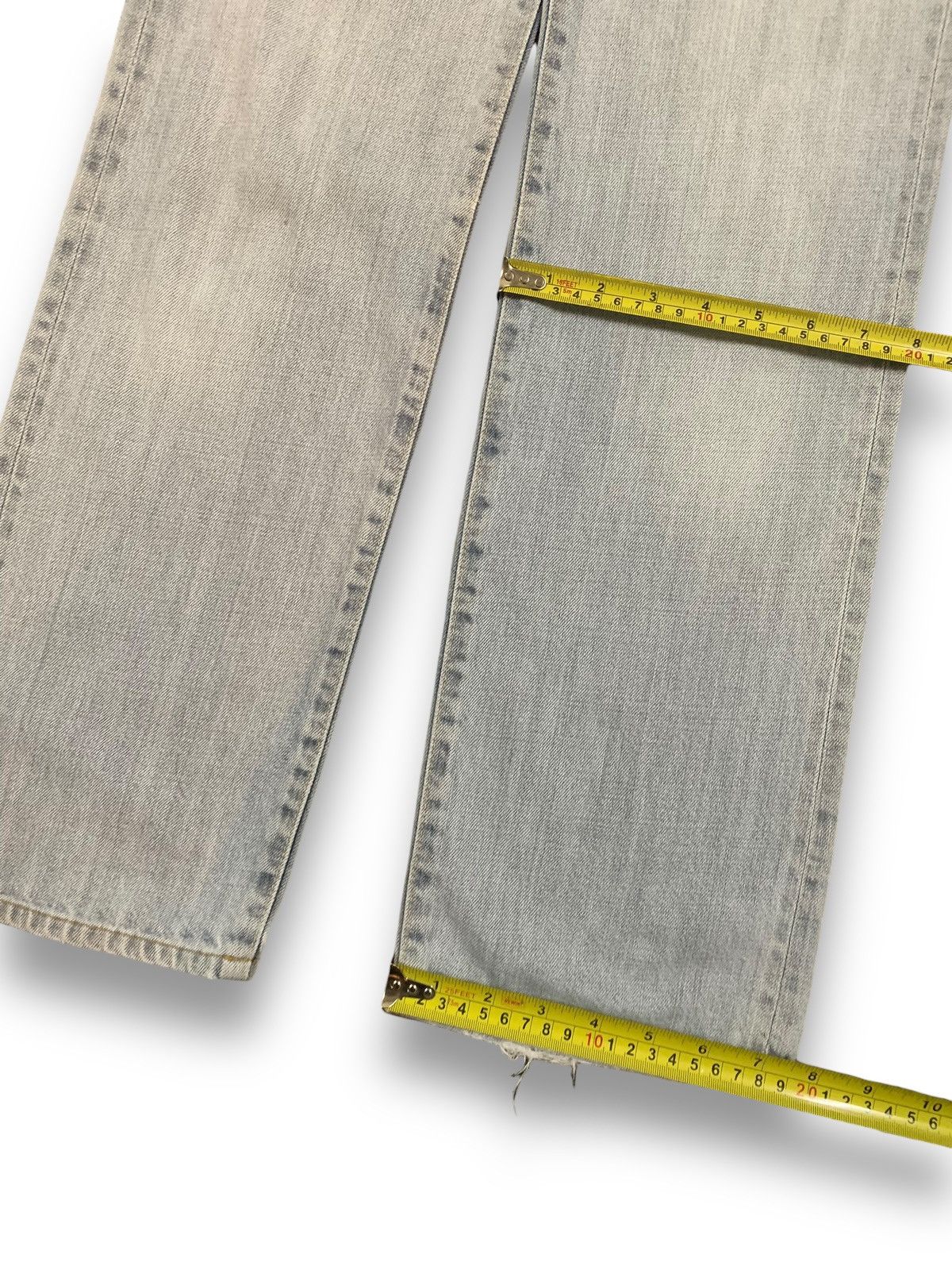 45rpm Vintage Japanese Brand 45rpm Slim Straight Ripped Jeans Size US 27 - 17 Thumbnail