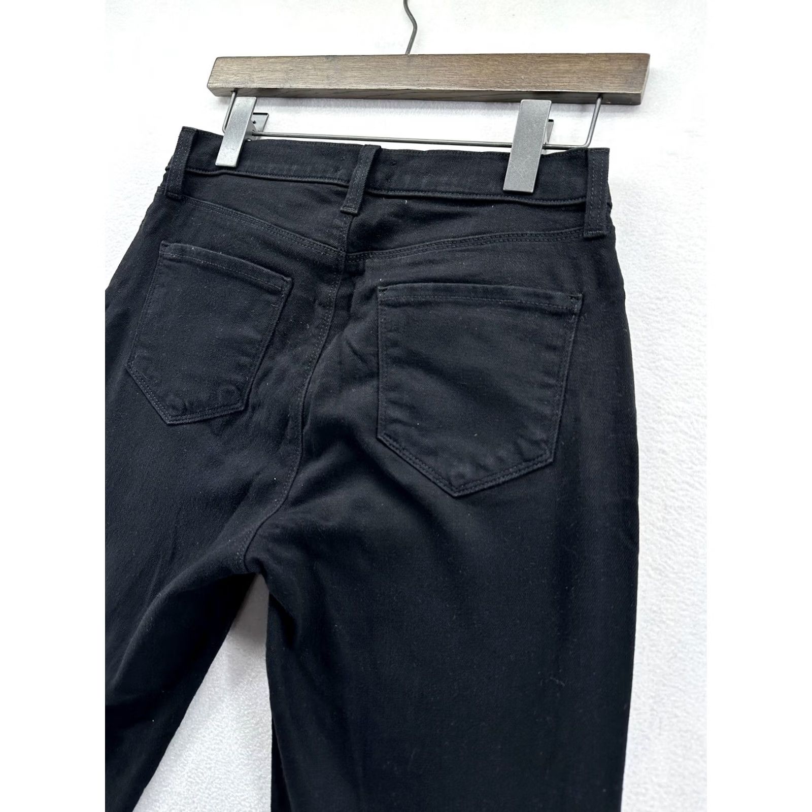 L'AGENCE L'AGENCE Jeans Womens 26 Black High Rise Cropped Slim Stretch Denim USA Shirt/Jeans Womens 26 Black High Rise Cropped Slim Denim Size 26" / US 2 / IT 38 - 6 Thumbnail