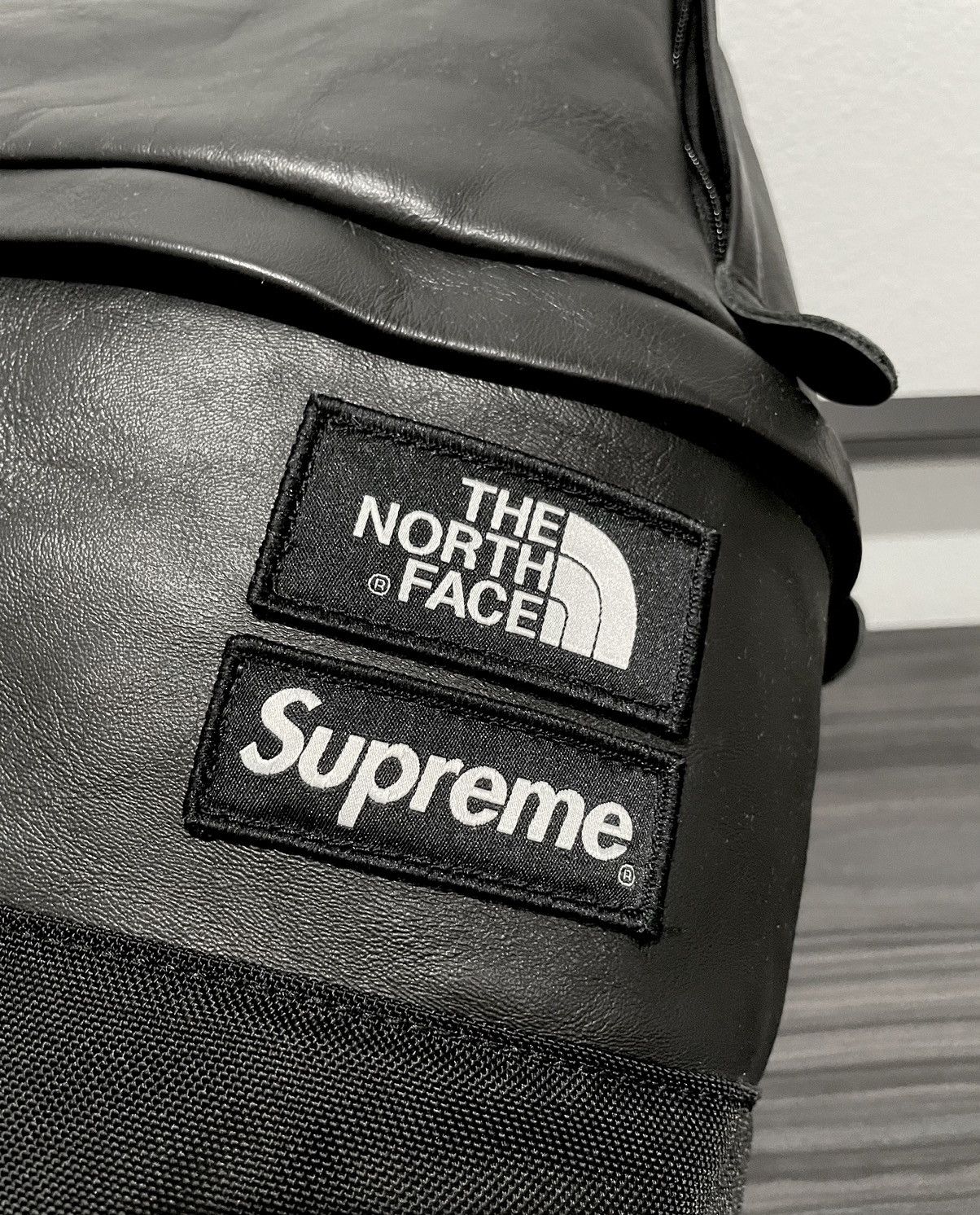 Supreme FW17 Supreme x The North Face Leather Day Pack backpack bag |  Grailed