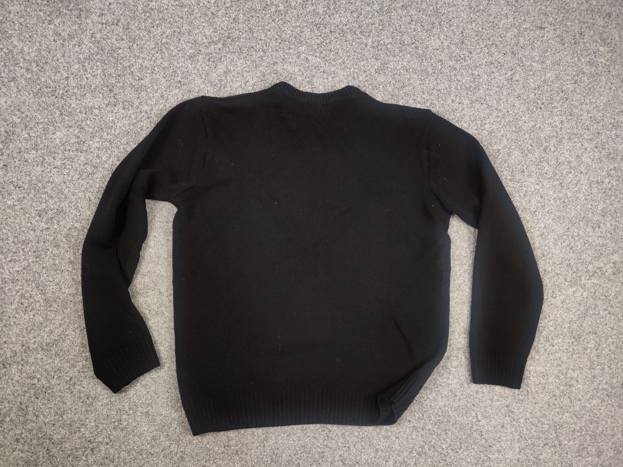 Lacoste Vintage 90's Lacoste All Black Logo Textured Sweater Jumper Size US M / EU 48-50 / 2 - 10 Thumbnail