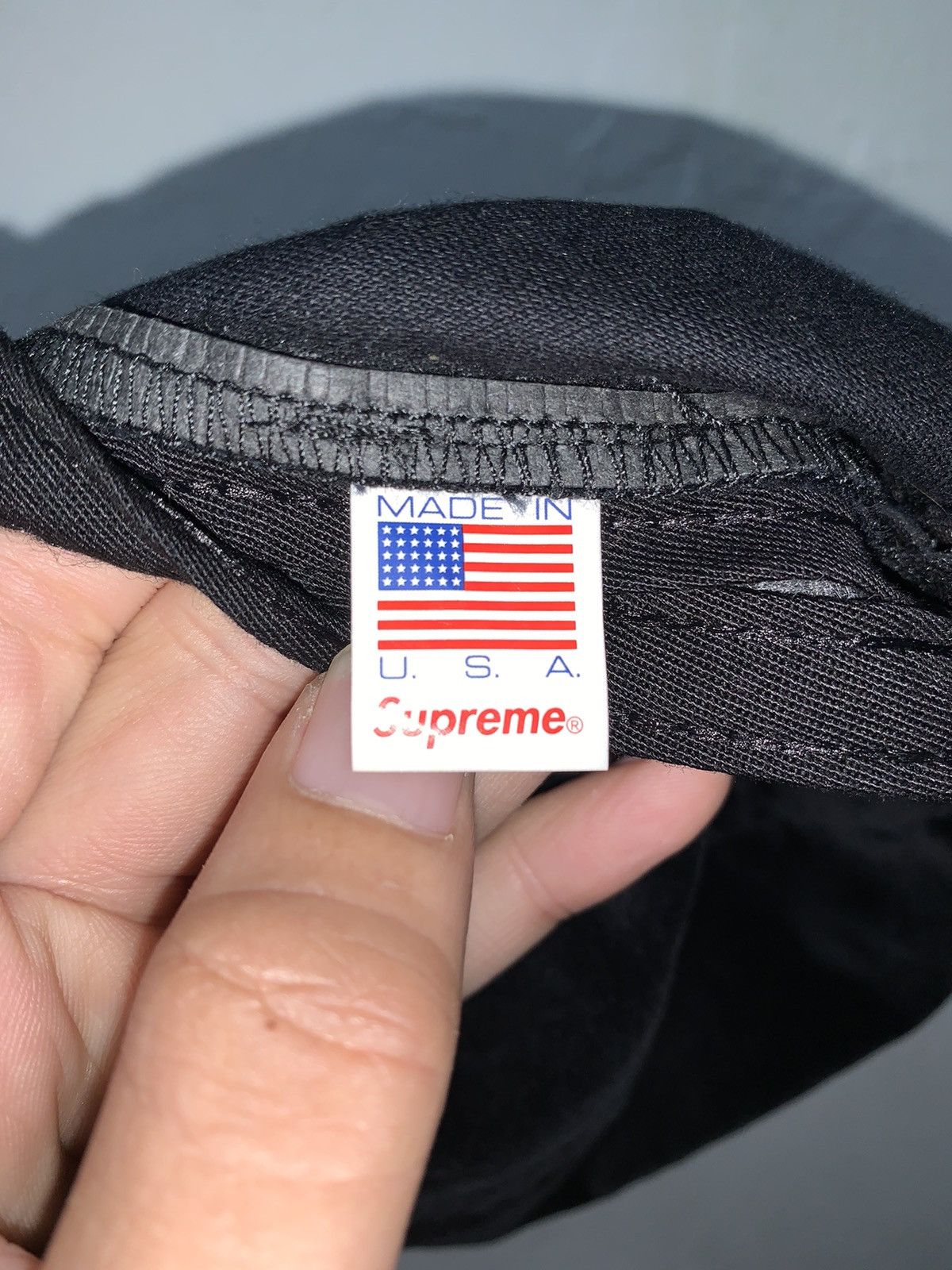 Supreme Supreme Box Logo Velour Suede Hat 5 Panel Size ONE SIZE - 12 Thumbnail