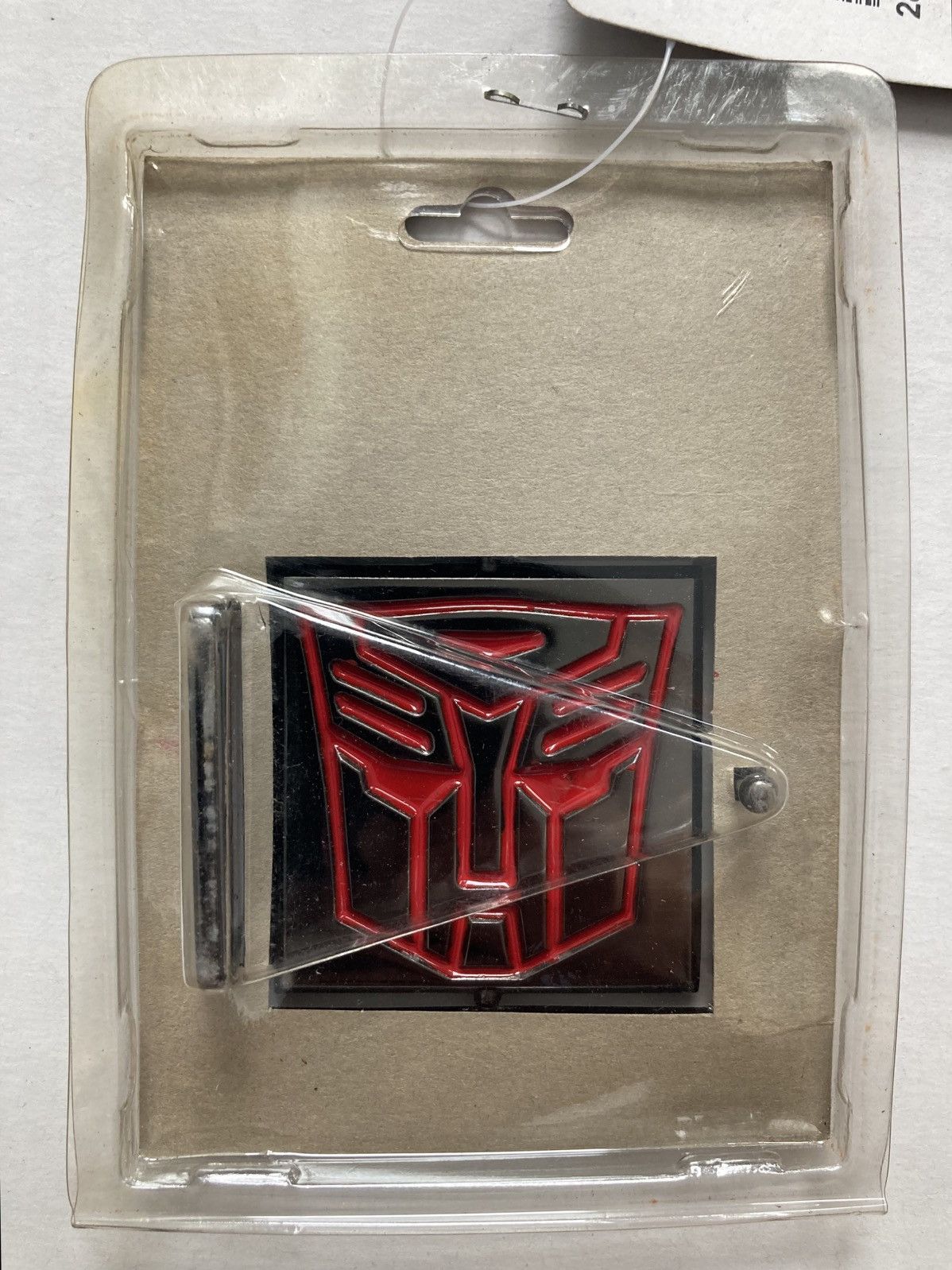 Transformers TRANSFORMERS AUTOBOT DECEPTICON REVERSIBLE BELT BUCKLE 2005 Size ONE SIZE - 3 Thumbnail