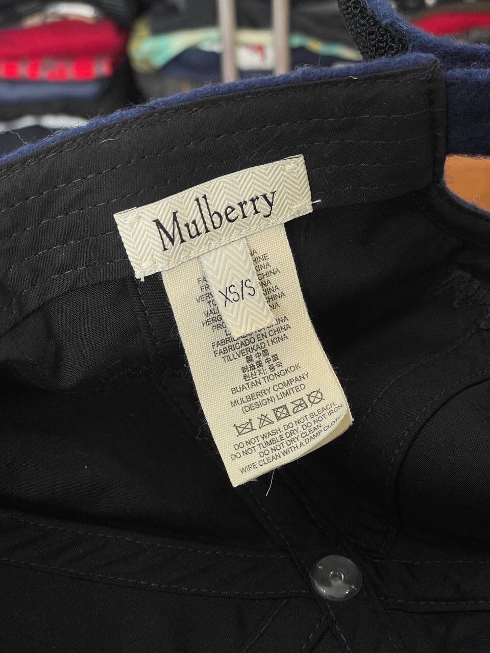 Mulberry Mulberry Wool Luxury Navy Hype Hat Cap Size ONE SIZE - 5 Thumbnail