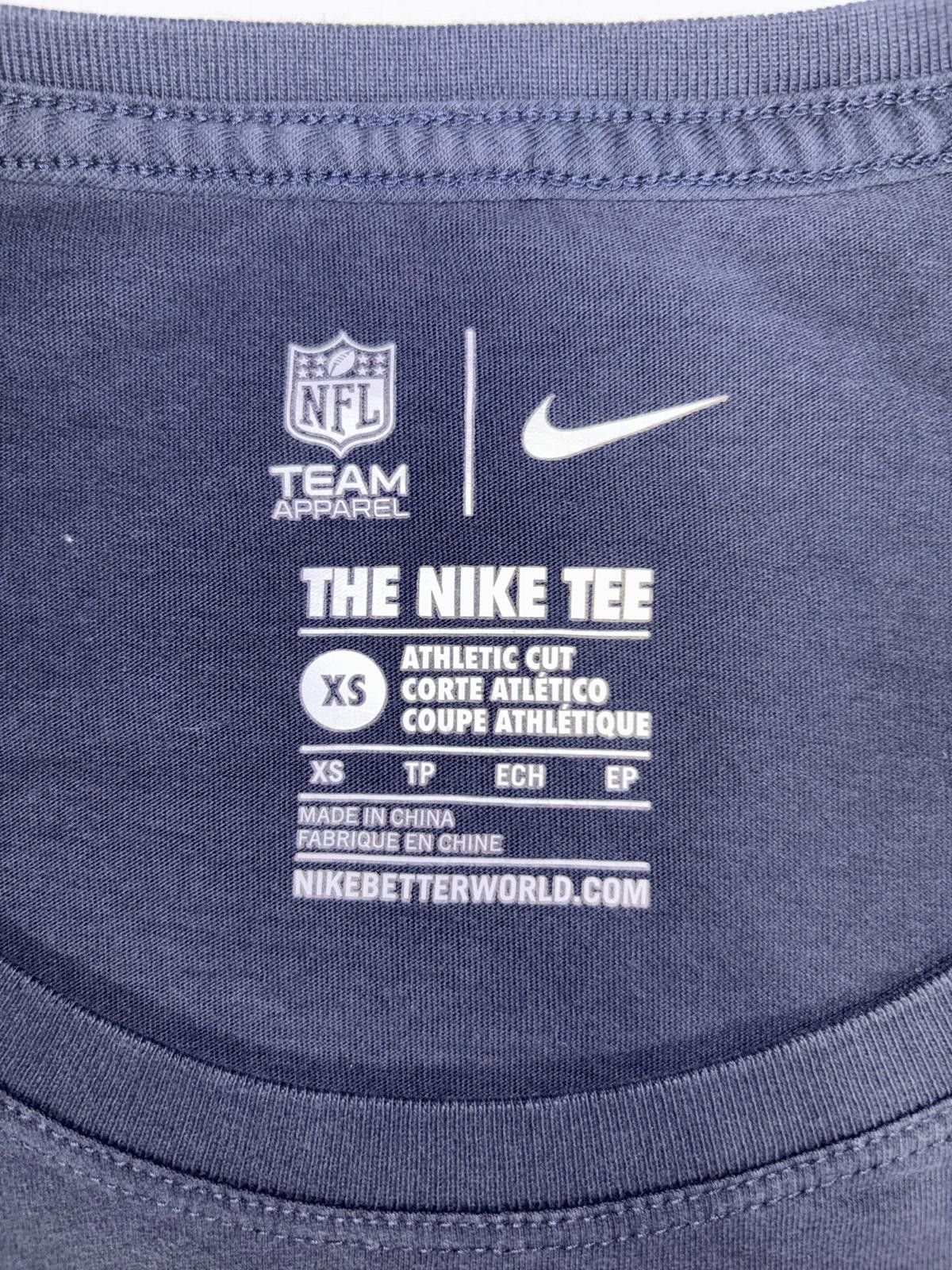 Nike Chicago Bears Tee - Just Do It, Women's Athletic Shirt Size XS / US 0-2 / IT 36-38 - 4 Thumbnail