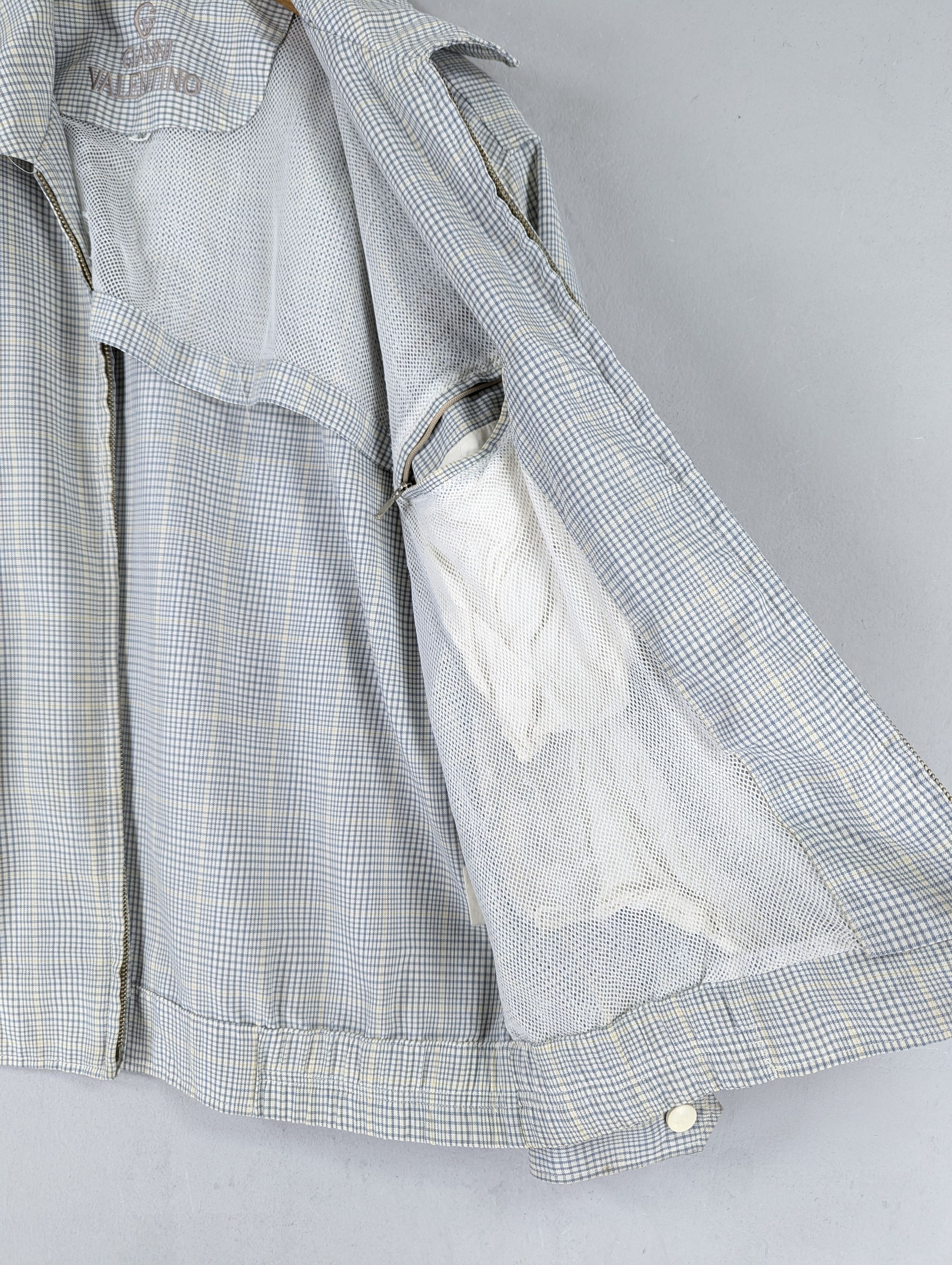 Japanese Brand × Vintage Vintage 90s Gianni Valentino Checkered Casual Light Jacket Size US M / EU 48-50 / 2 - 13 Thumbnail