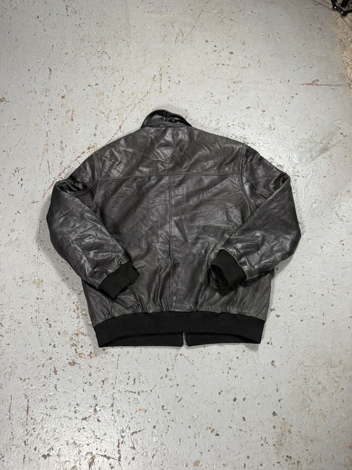 Tommy Hilfiger Vintage Tommy Hilfiger Classic Leather Jacket Size US L / EU 52-54 / 3 - 6 Thumbnail