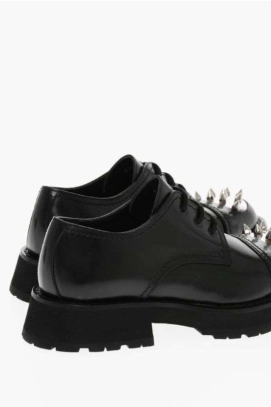 Alexander McQueen o1y1024 Laced Shoes in Black Size US 12 / EU 45 - 3 Thumbnail