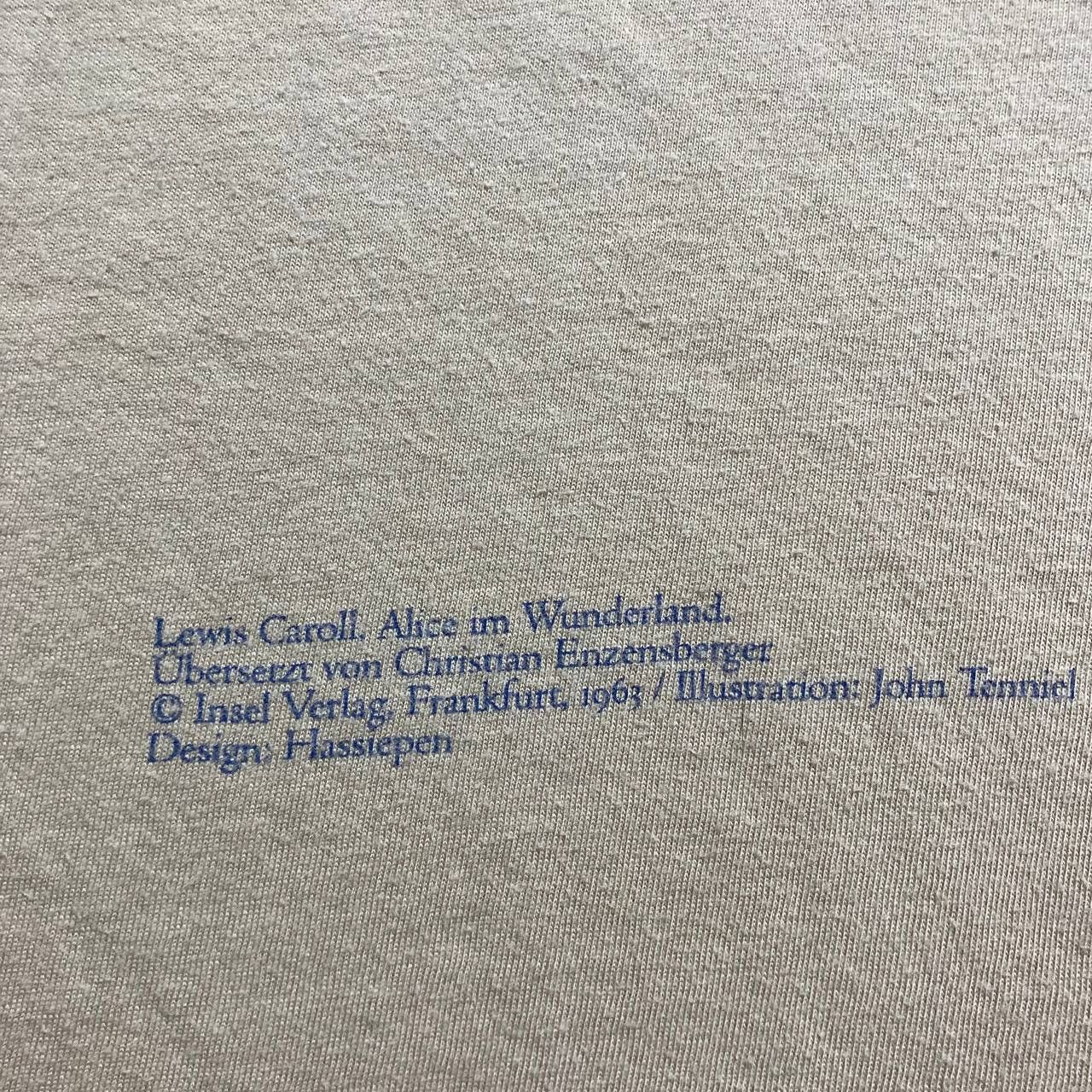 Arts & Science Alice In Wonderland Lewis Carroll Fantasy Cartoon Movie Size US L / EU 52-54 / 3 - 7 Thumbnail