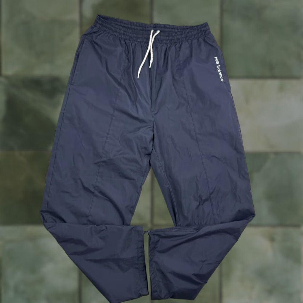 New Balance Vintage New Balance Track Pants Mens Large Blue 90s Hipster Grunge Baggy Elastic Waist Sports Size US 33 - 1 Thumbnail