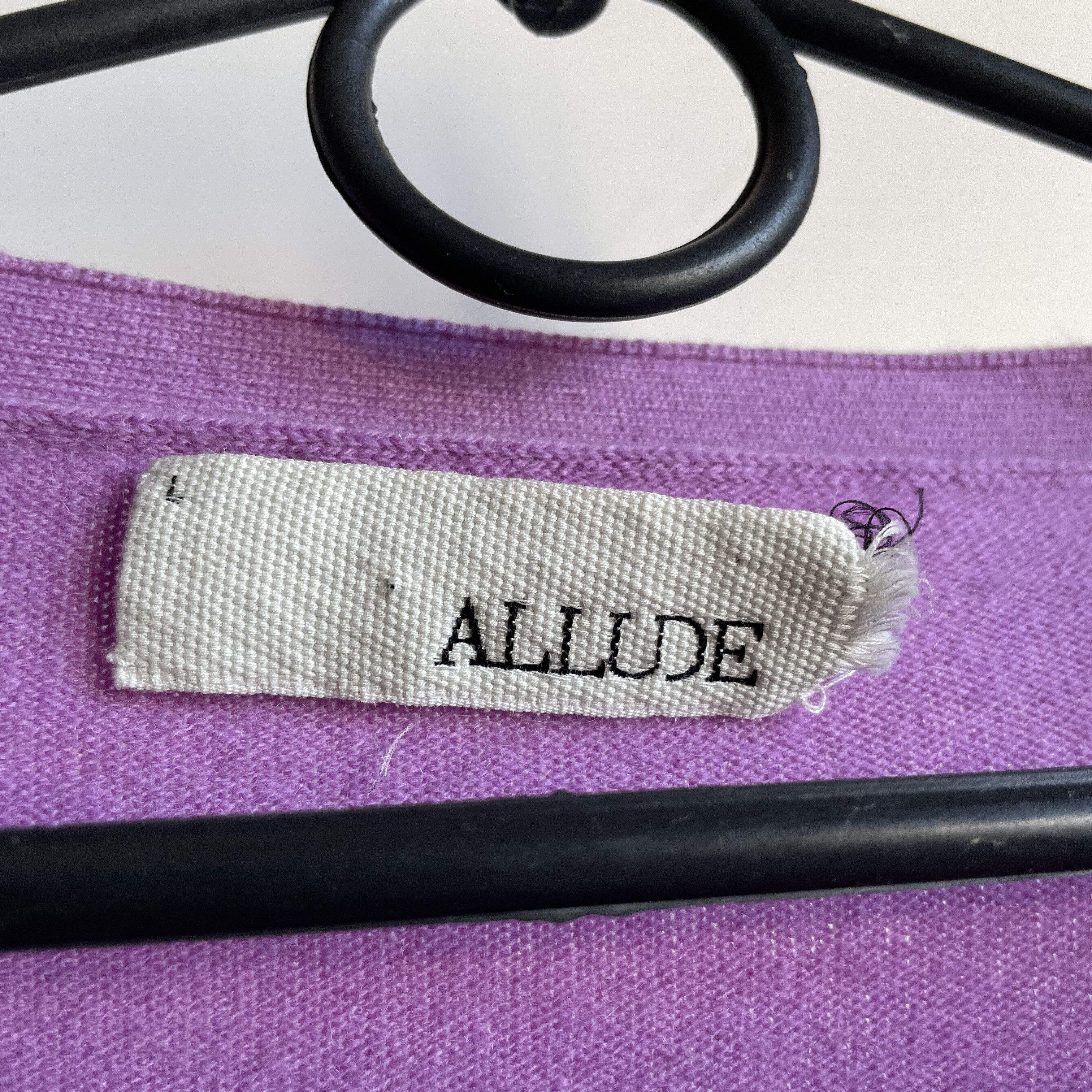 Allude Allude Womens Tie Front Cashmere Cardigan Size L Size L / US 10 / IT 46 - 6 Thumbnail