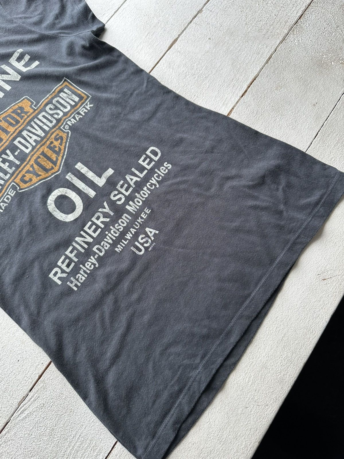 Harley Davidson × Vintage 🚨Vintage 90s Harley Davidson LOGO long sleeve avant garde Size M / US 6-8 / IT 42-44 - 3 Thumbnail