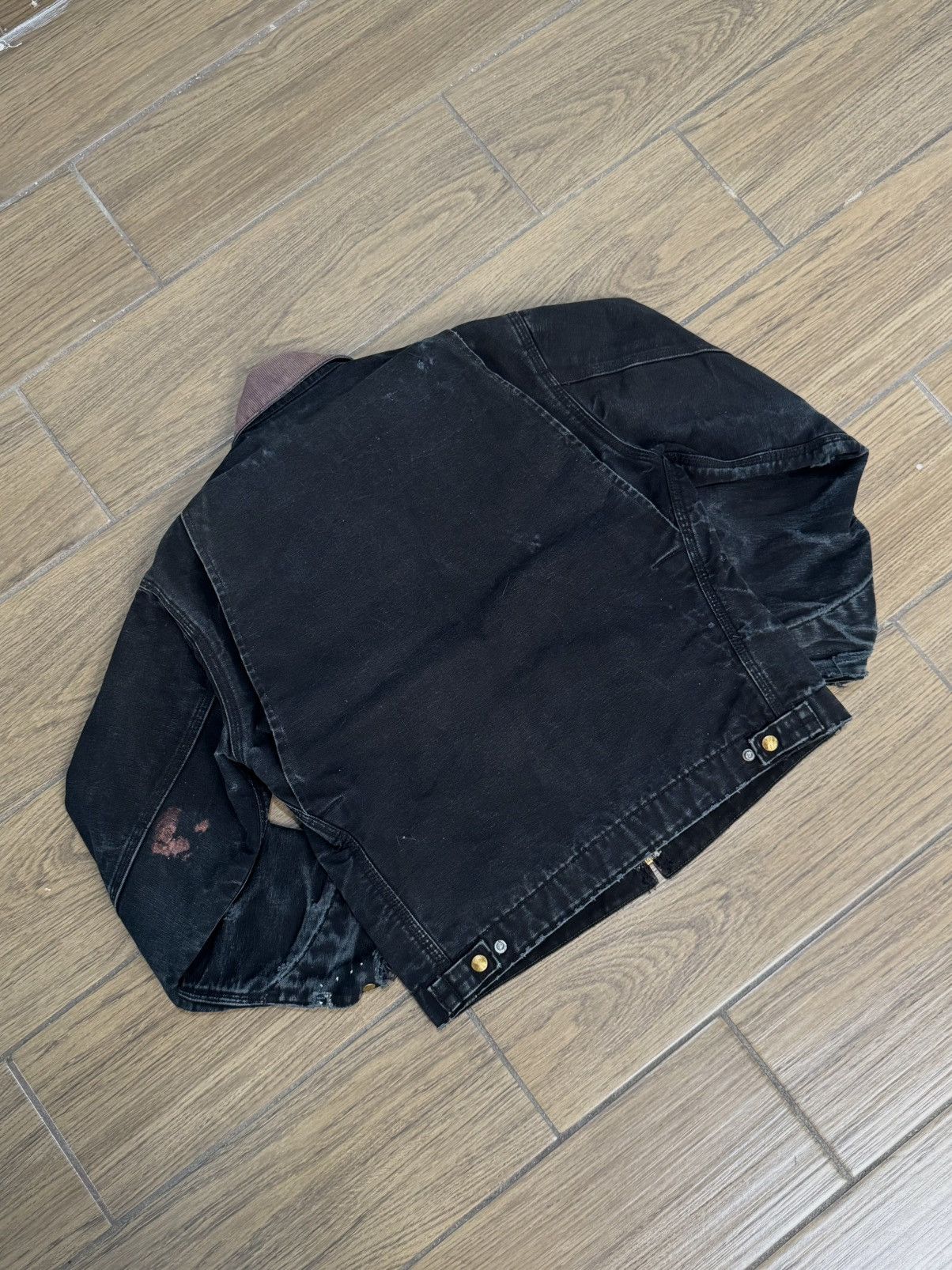 Carhartt Carhartt Detroit Jacket J01 BLK Big Logo Size US S / EU 44-46 / 1 - 8 Thumbnail