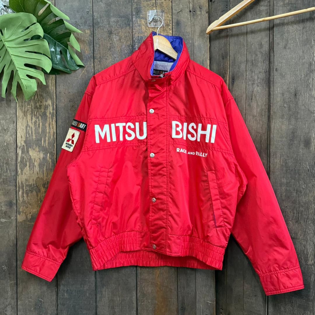 Vintage Vintage Mitsubishi Ralliart Bomber Jacket Size US L / EU 52-54 / 3 - 1 Thumbnail