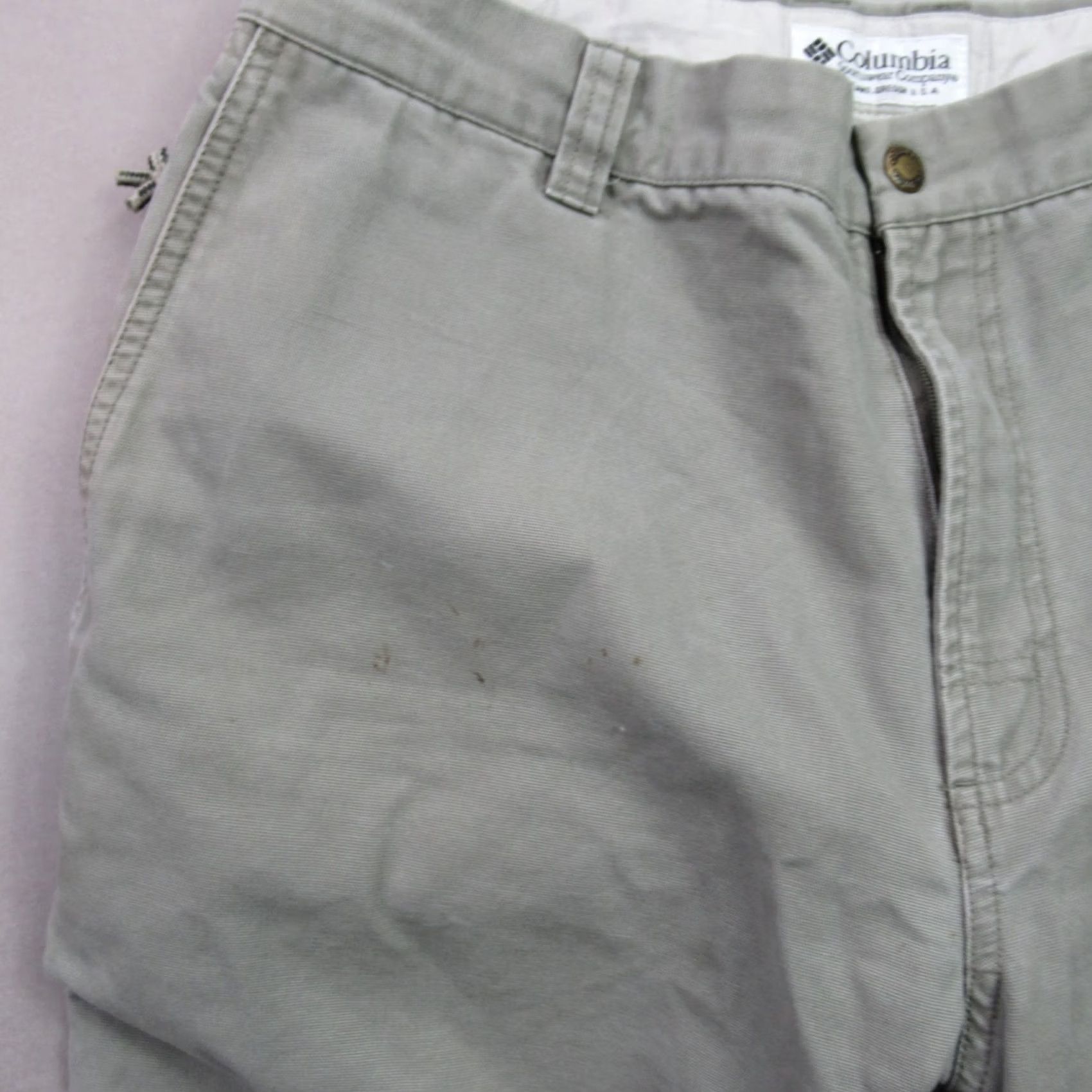 Vintage Columbia Pants Mens 32 Cargo Hiking Straight Fit Gray Casual Pockets Size US 32 / EU 48 - 2 Thumbnail